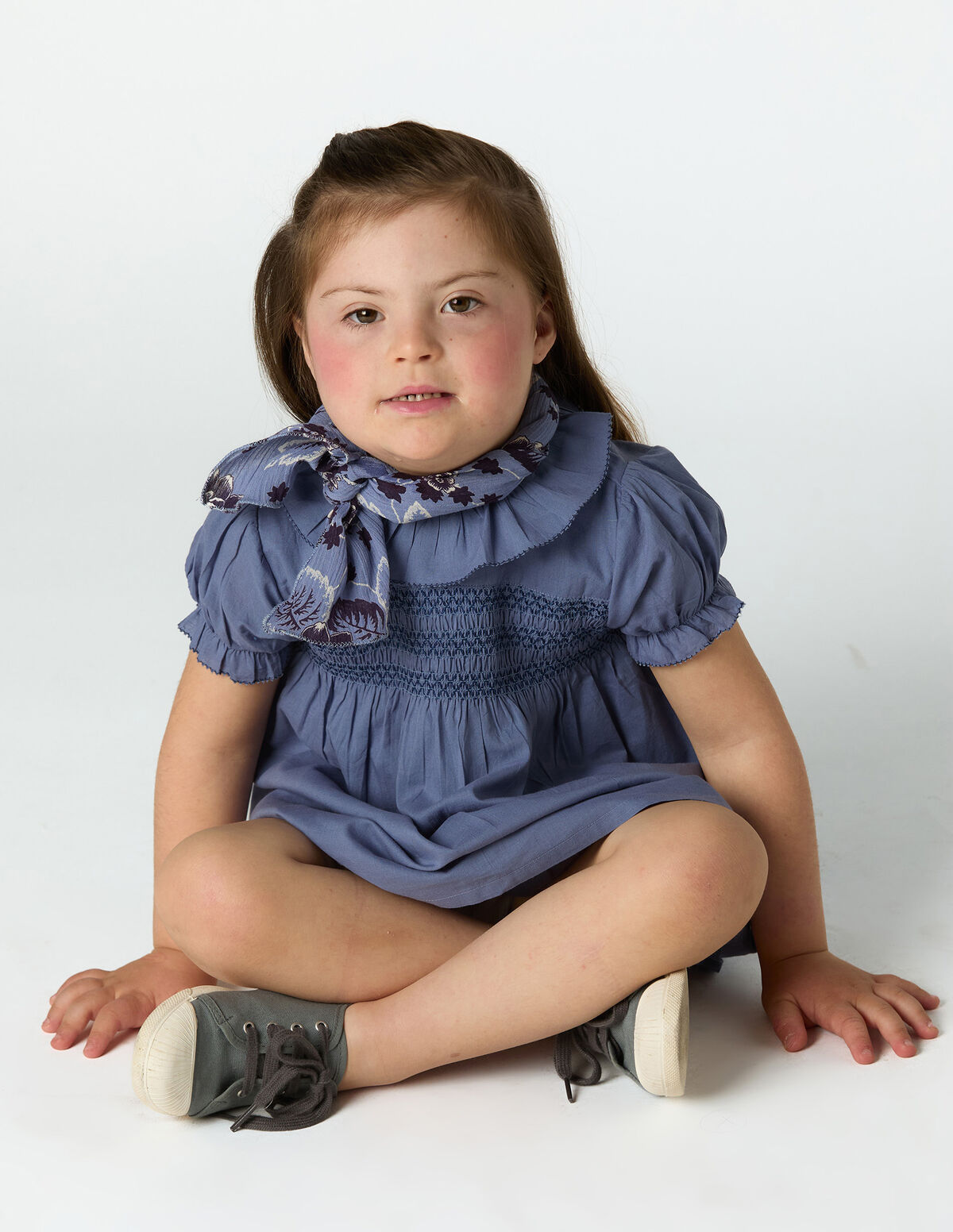 VESTIDO NINHO ANILINE BLUE