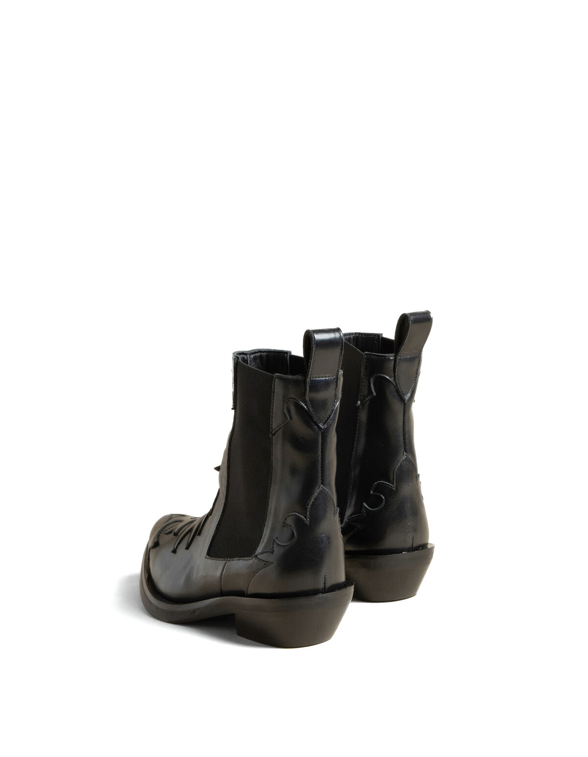 ANKLE BOOTS BURGUNDY