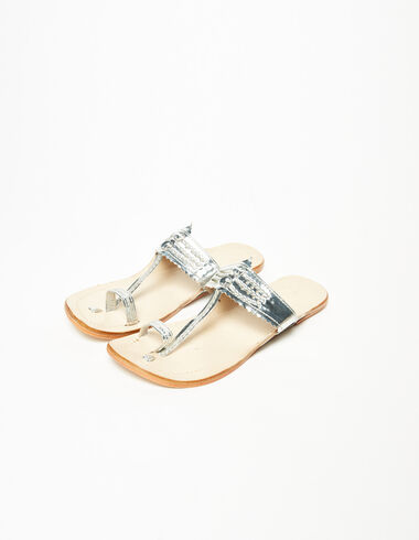 Silver sandals - View all > - Nícoli