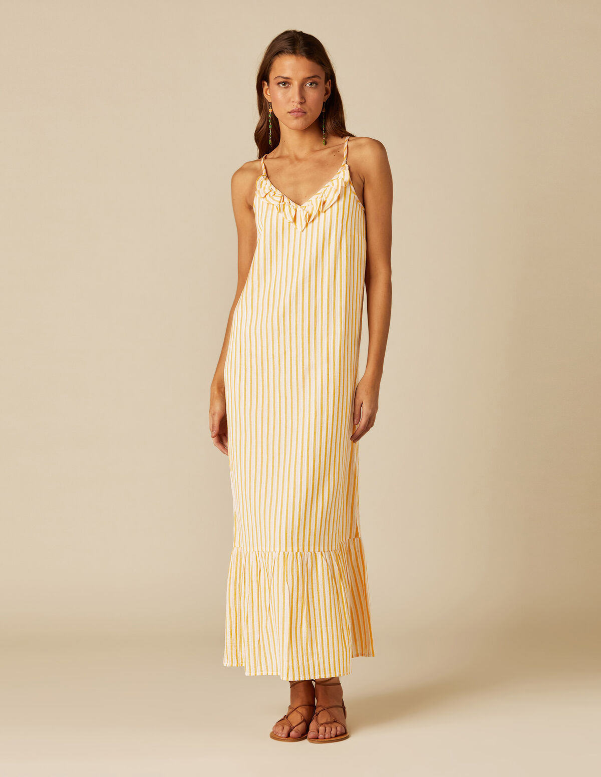 VESTIDO RAYAS AMARILLAS