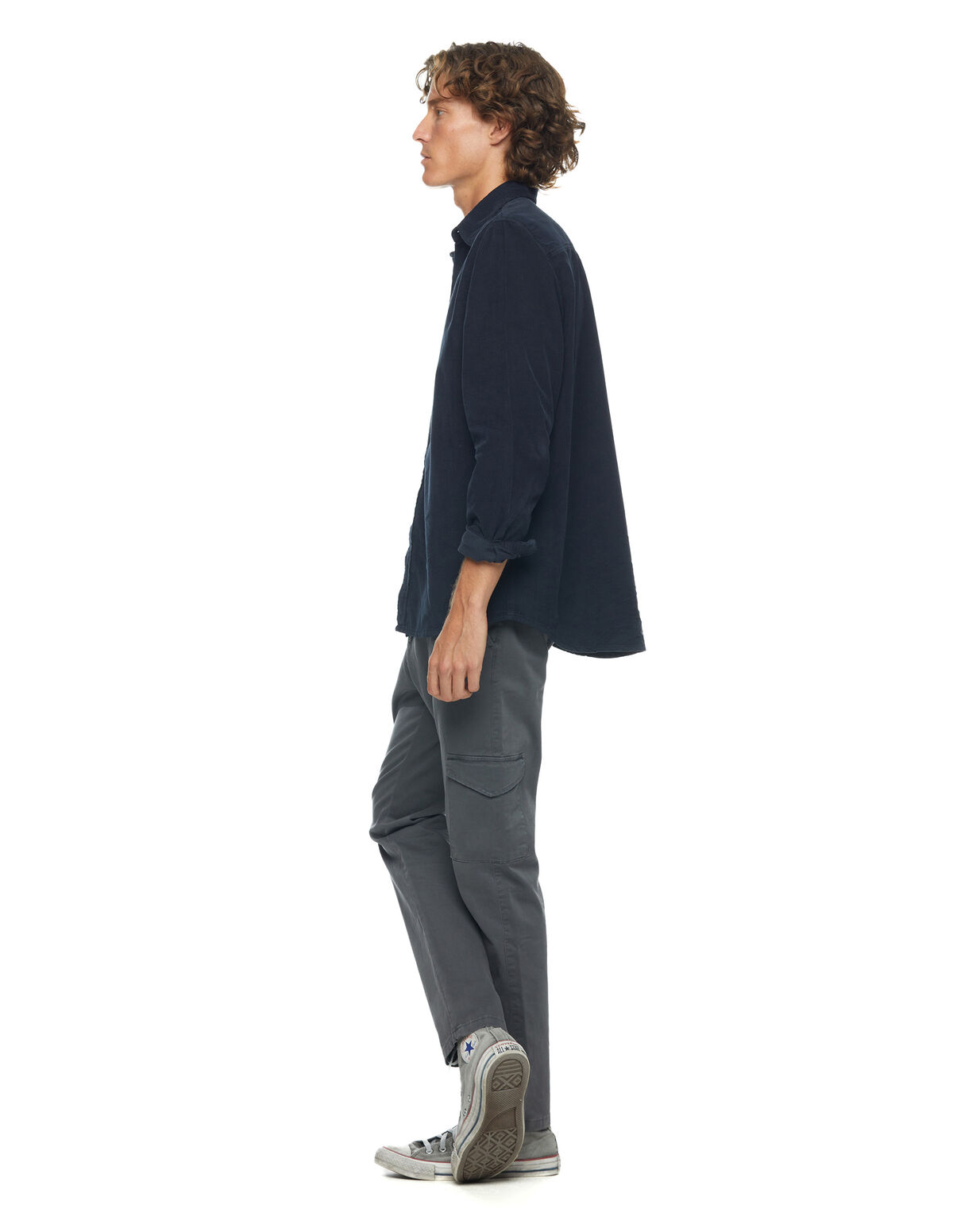 GREEN CORDUROY SHIRT