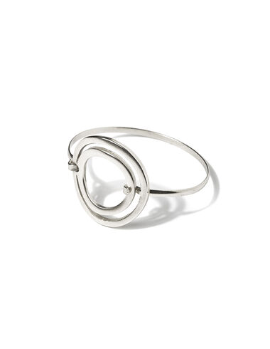 Double circle silver bracelet - View all > - Nícoli