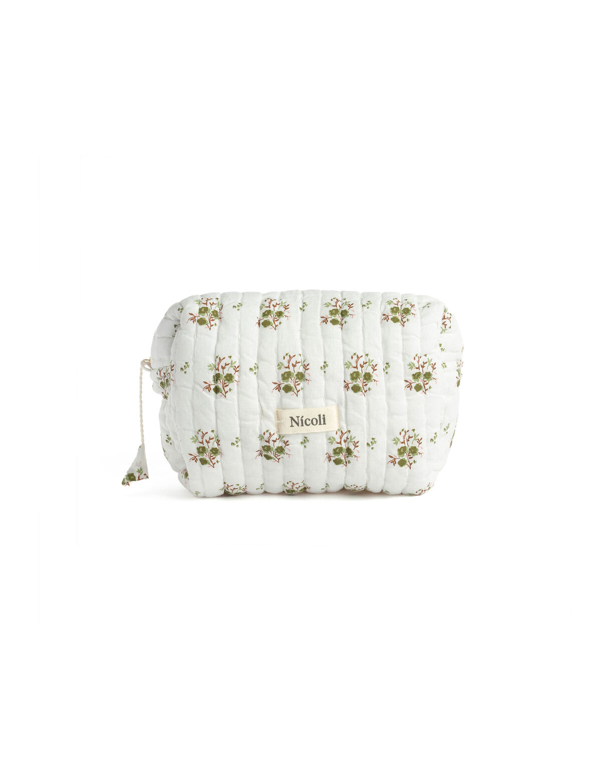 Small green florets toiletry bag - Bags & Cases - Nícoli