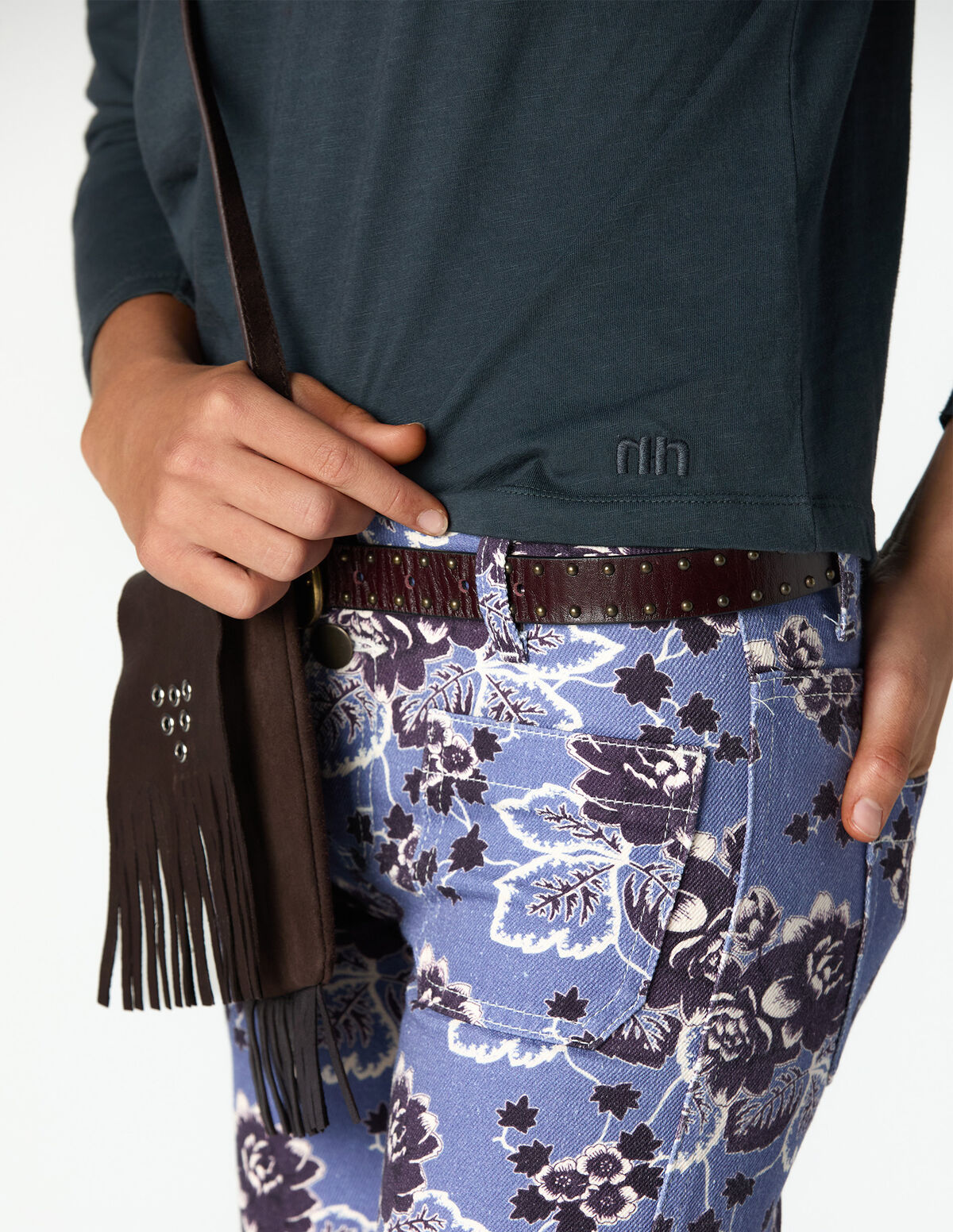 T-SHIRT MANGA COMPRIDA ANTRACITE