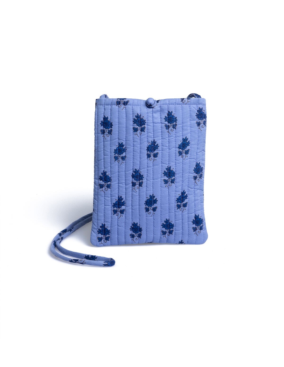 BLUE BUTI PRINT CROSSBODY BAG