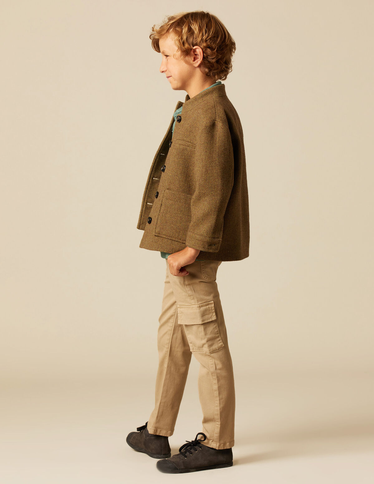 HERRINGBONE JACKET