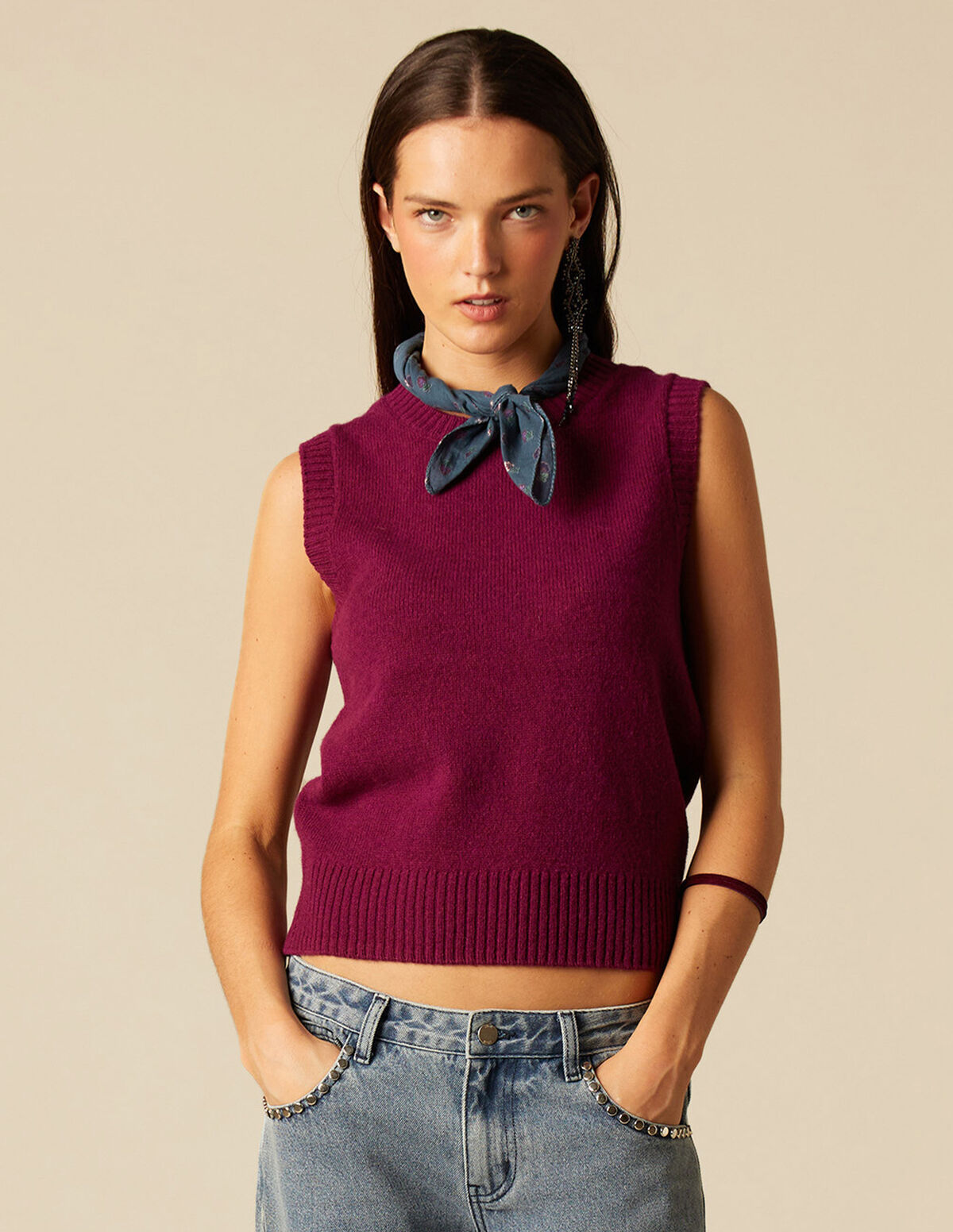 COLETE CÍRCULO COSTAS AMETHYST