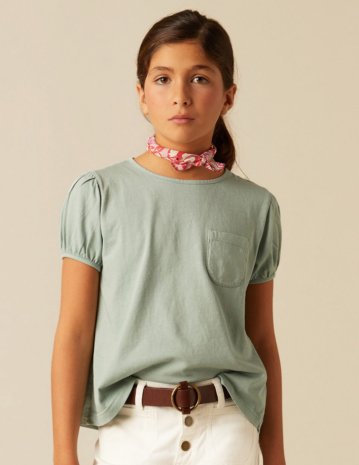 CAMISETA BOLSILLO BLANCA