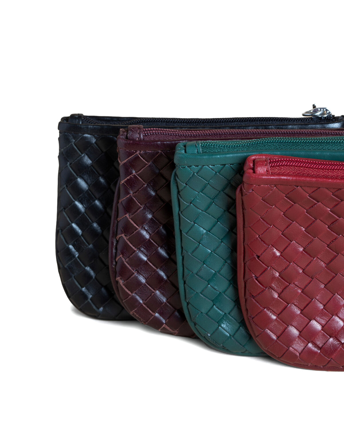 CHERRY BRAIDED PURSE