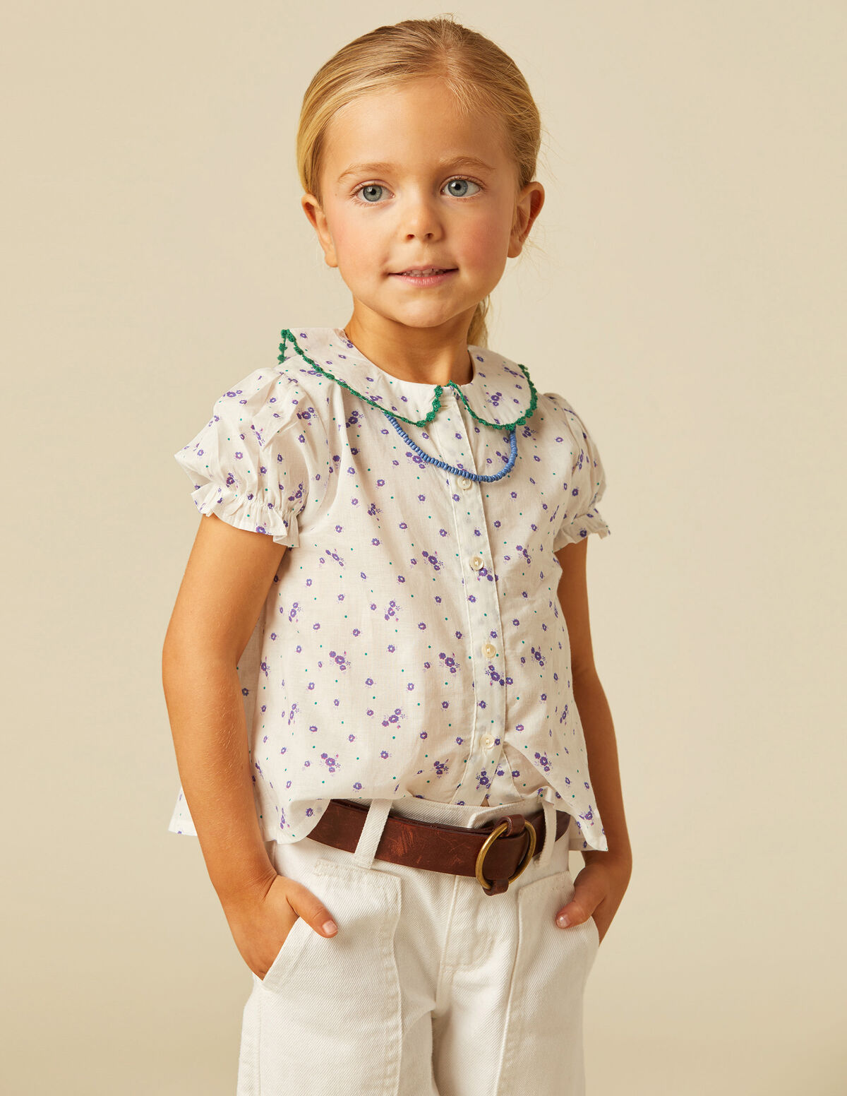 CAMISA FLOR PUNTO MORA