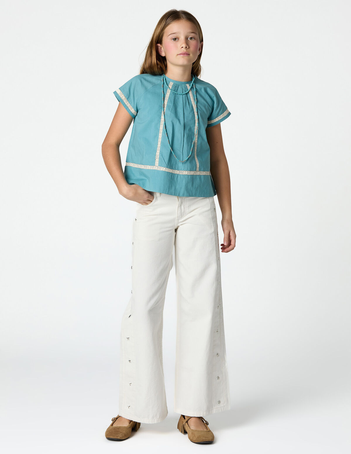 IRON GREY LACE SHIRT