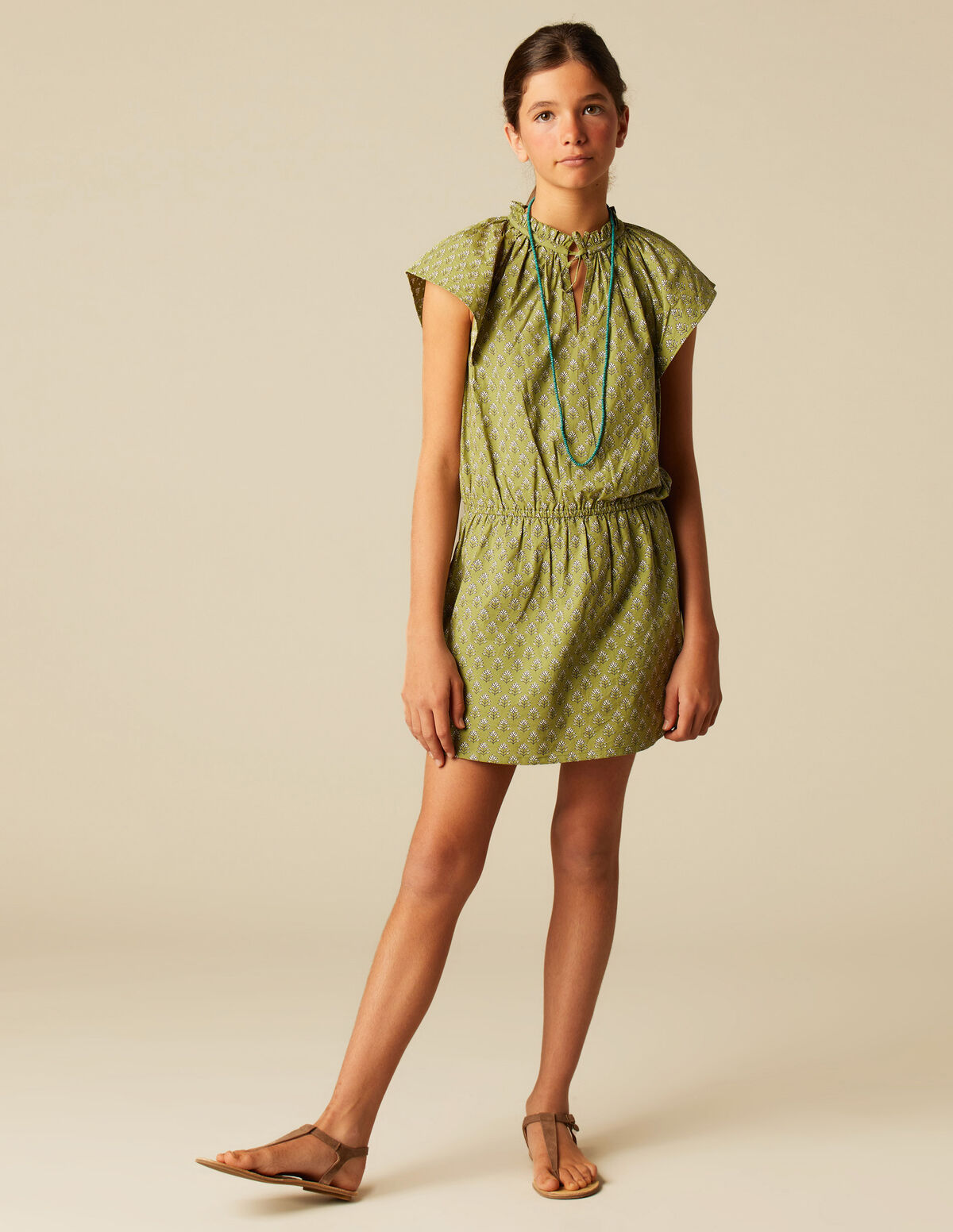 VESTIDO BUTI HOJA MORA