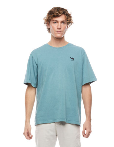 Light green short sleeve camel T-shirt - View all > - Nícoli