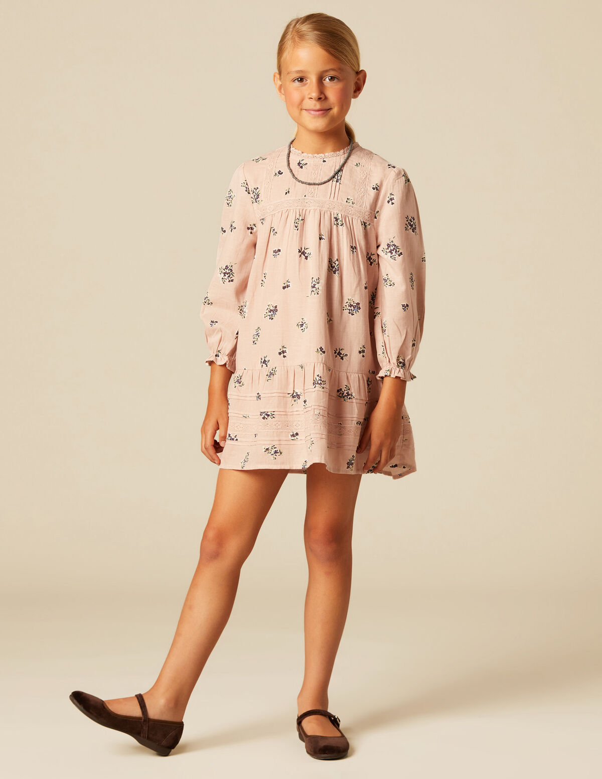PINK PRINT DRESS