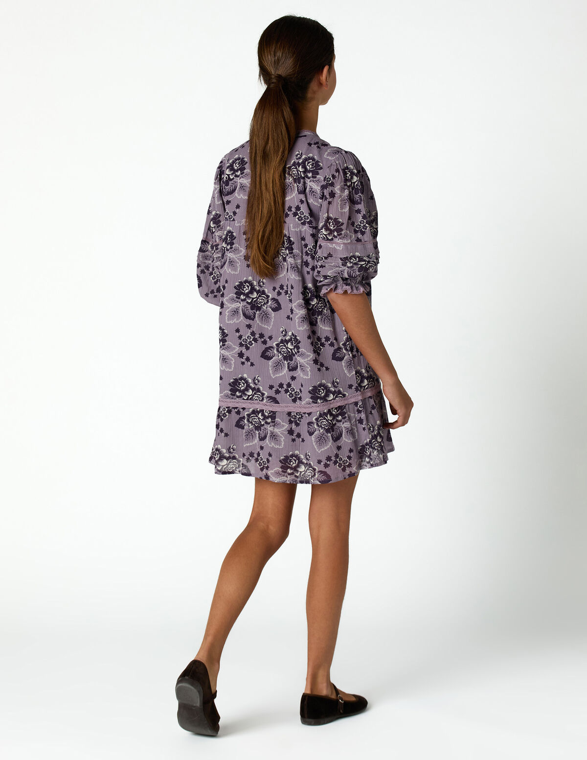 VINTAGE OVERCAST PRINT DRESS