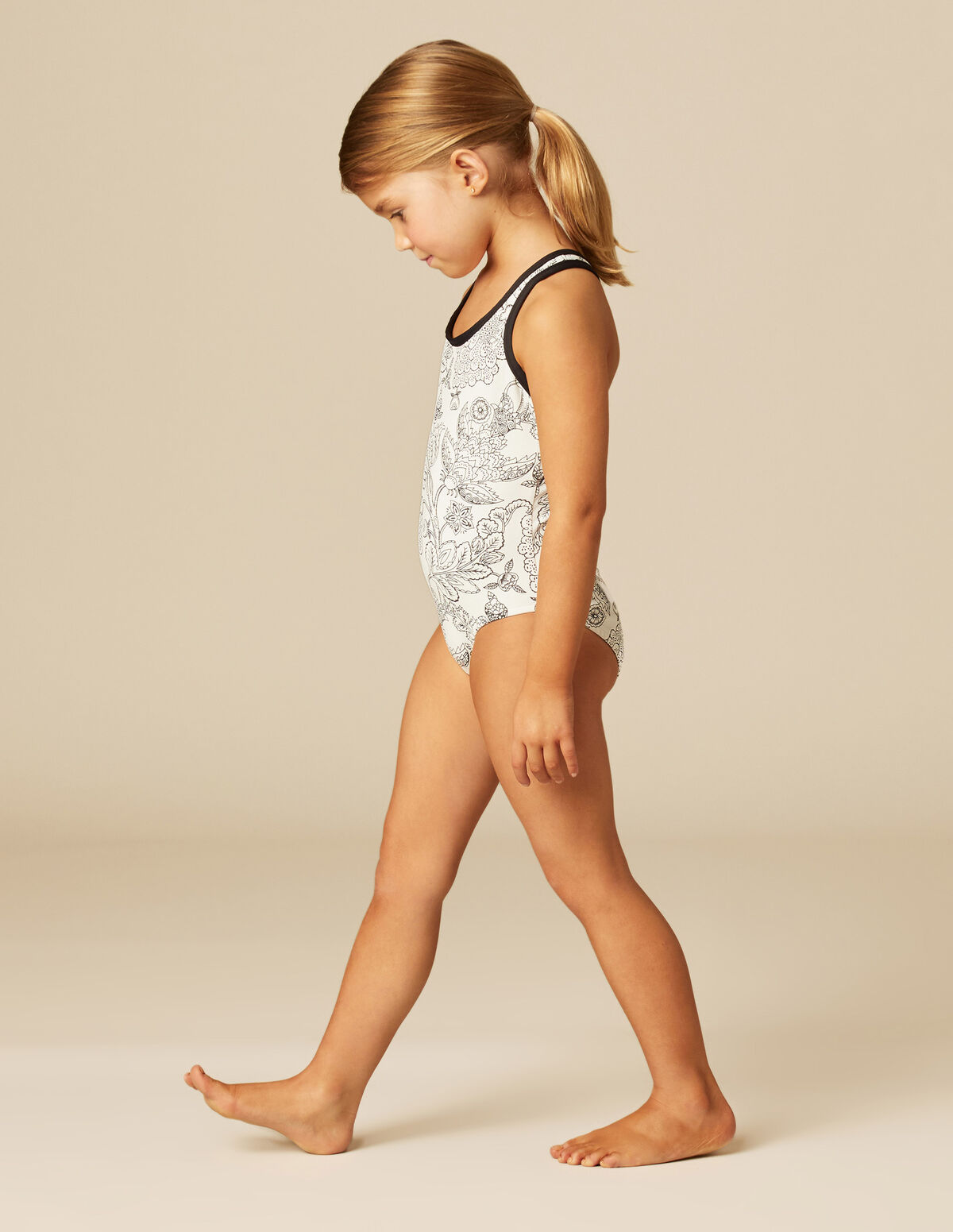 MAILLOT DE BAIN FLEUR ANTHRACITE