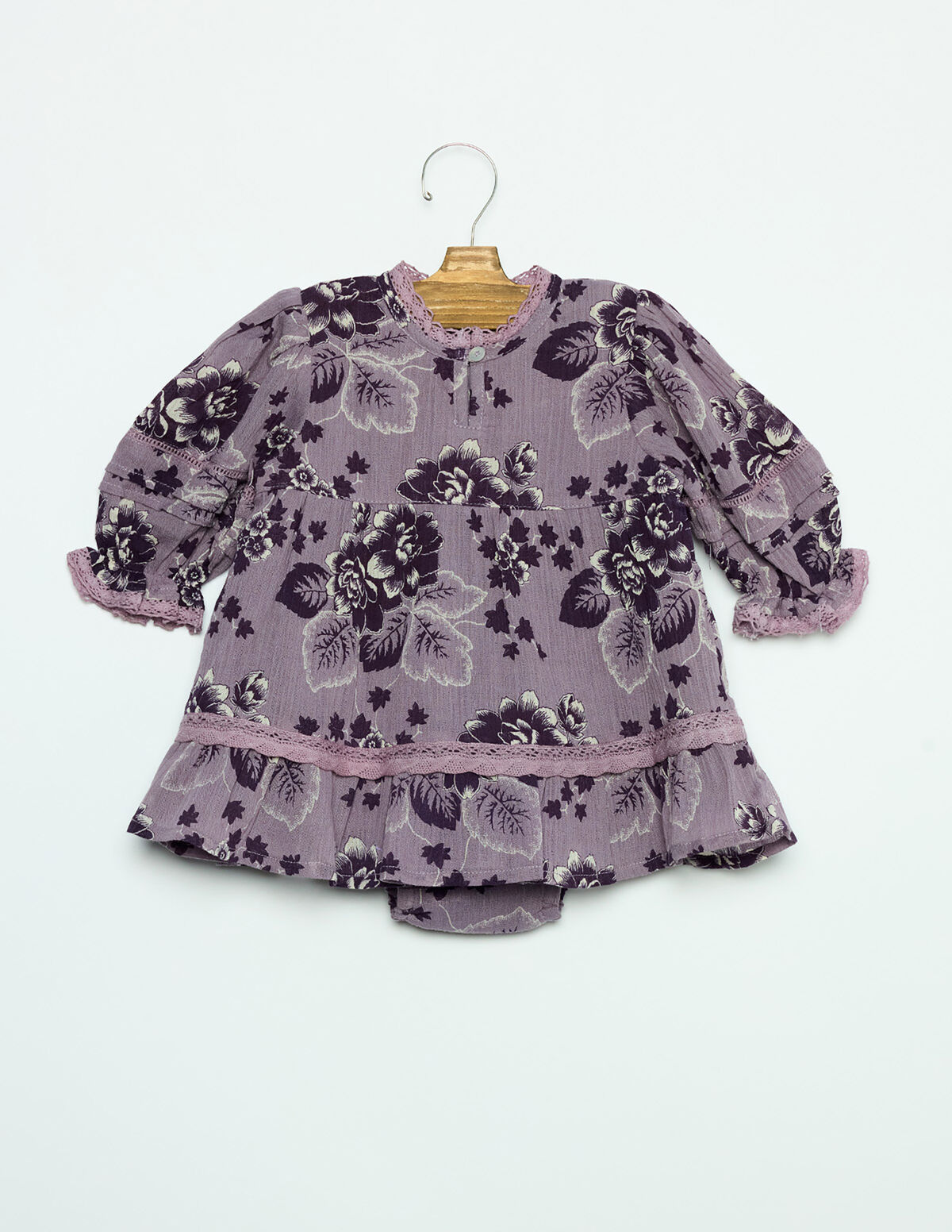 VINTAGE OVERCAST PRINT DRESS