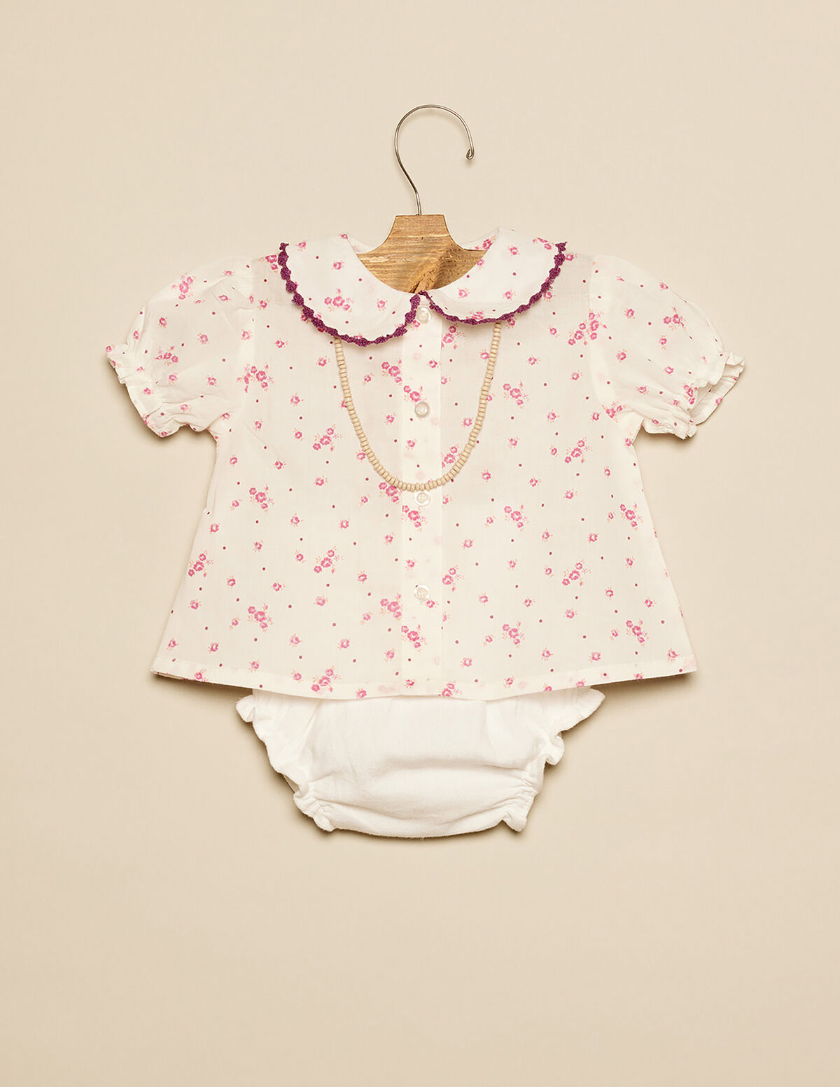 CAMISA FLOR PUNTO MORA