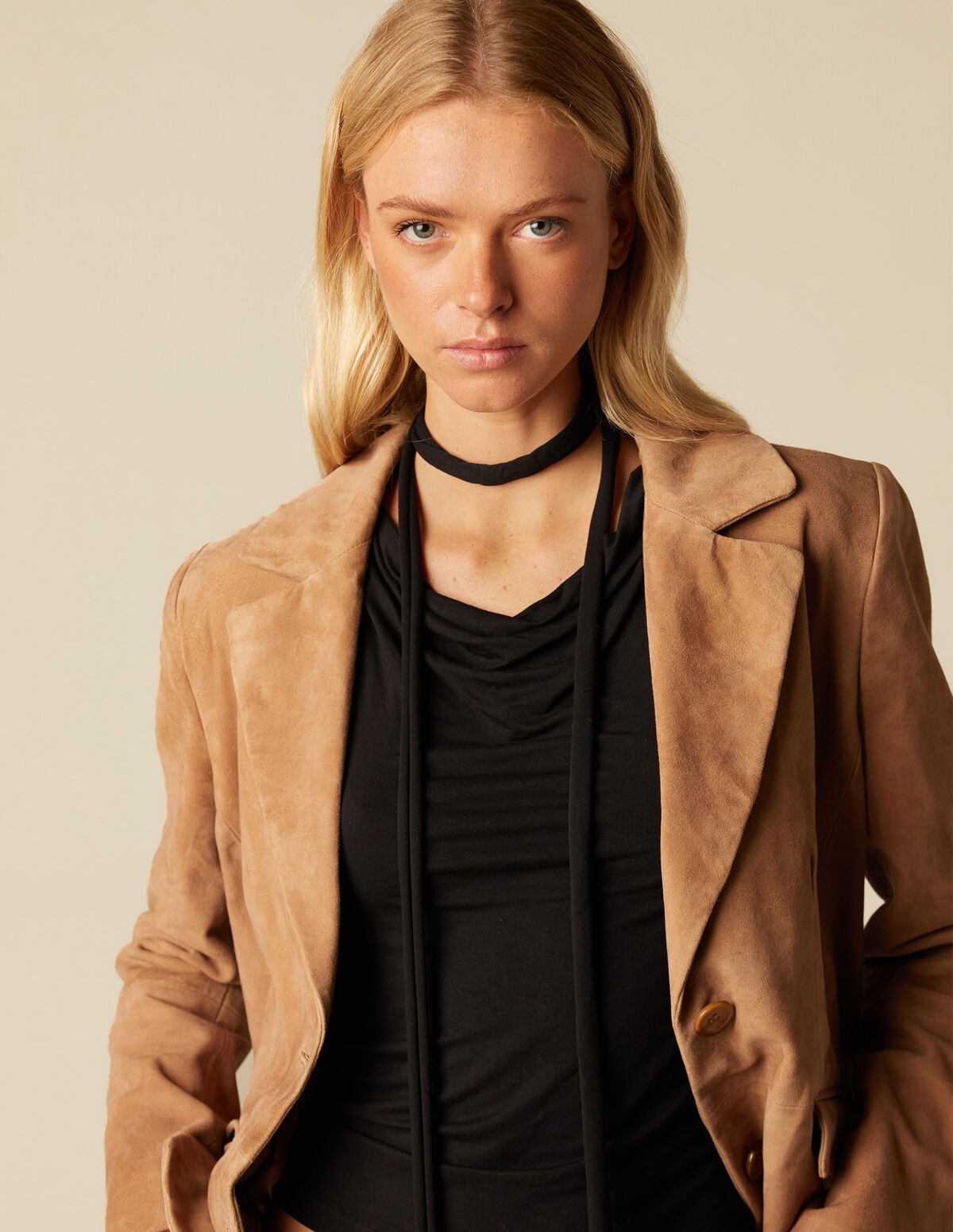 BLAZER ANTE MARRÓN