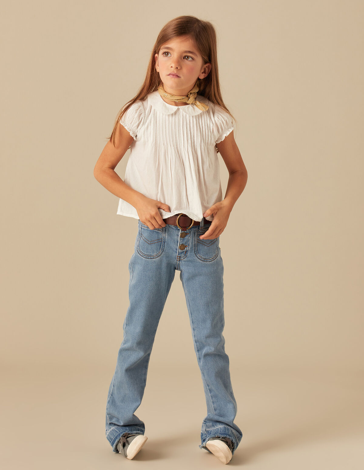 PANTALÓN CAMPANA VAQUERO AZUL
