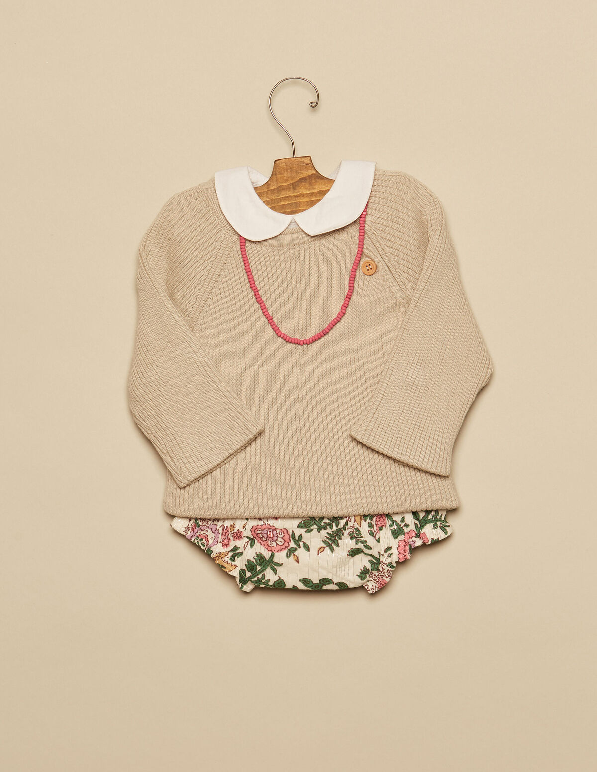 POLOLO FLOR VERDE LUREX