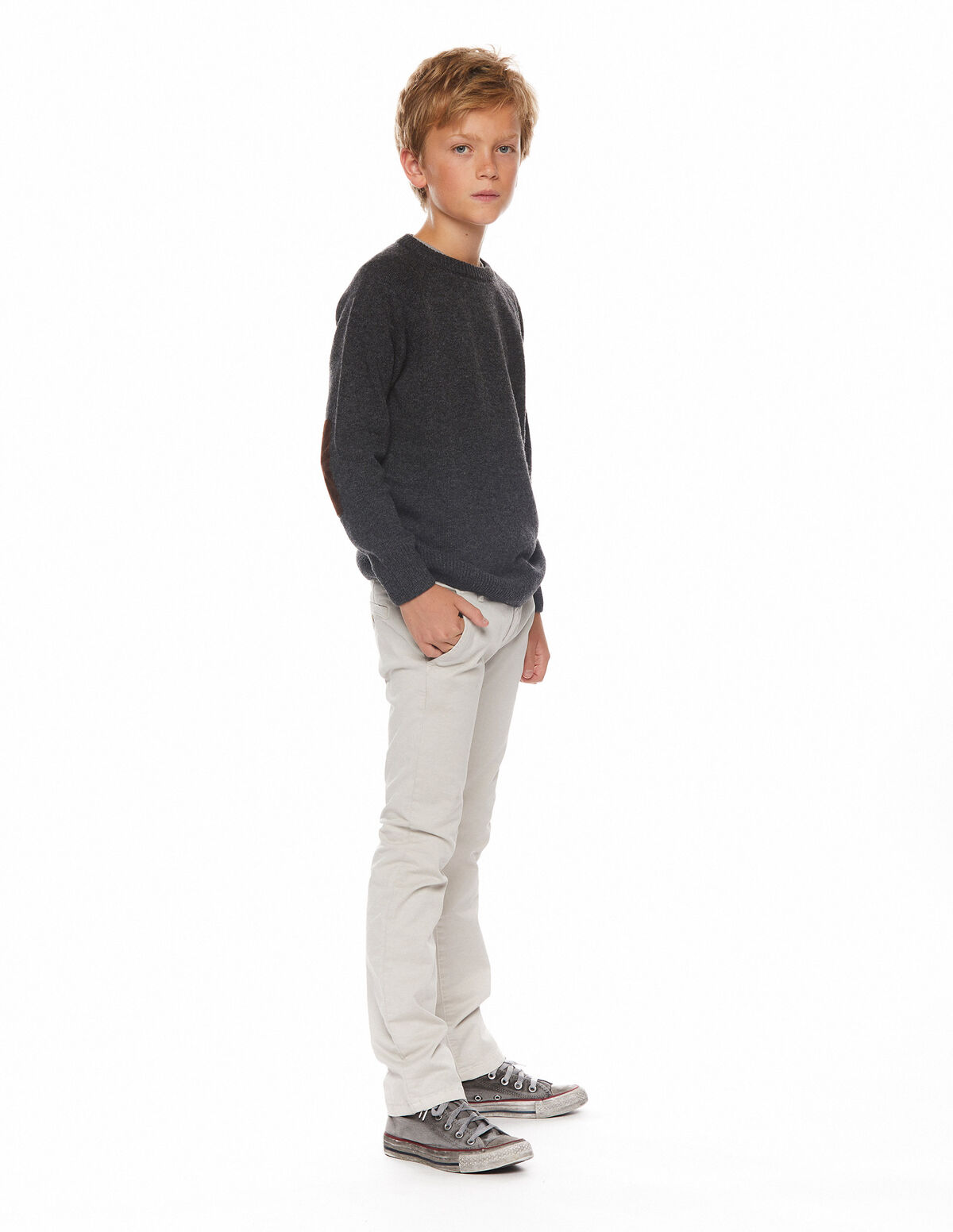 Pantalon chino beige