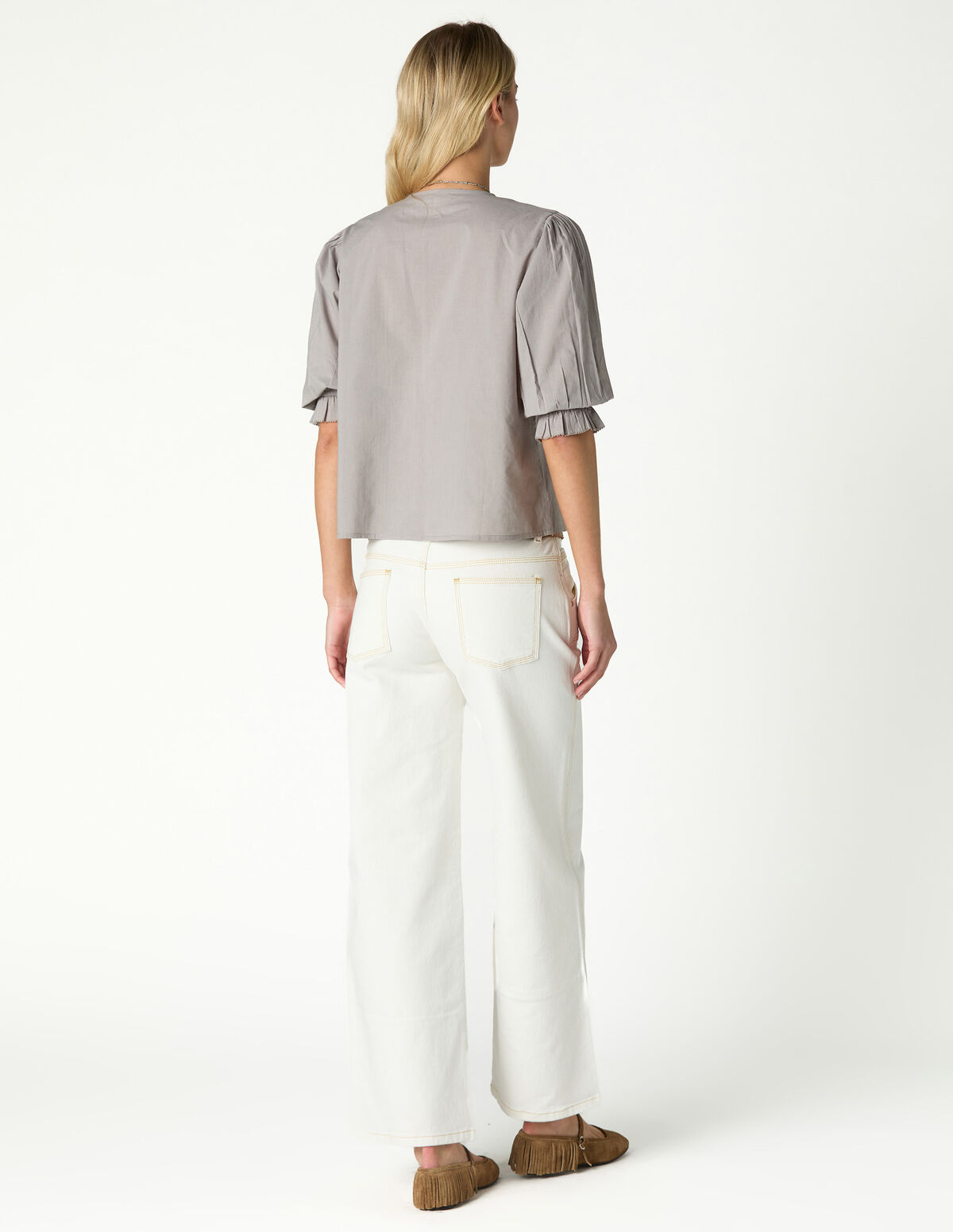 HEXAGONAL STUDS TROUSERS