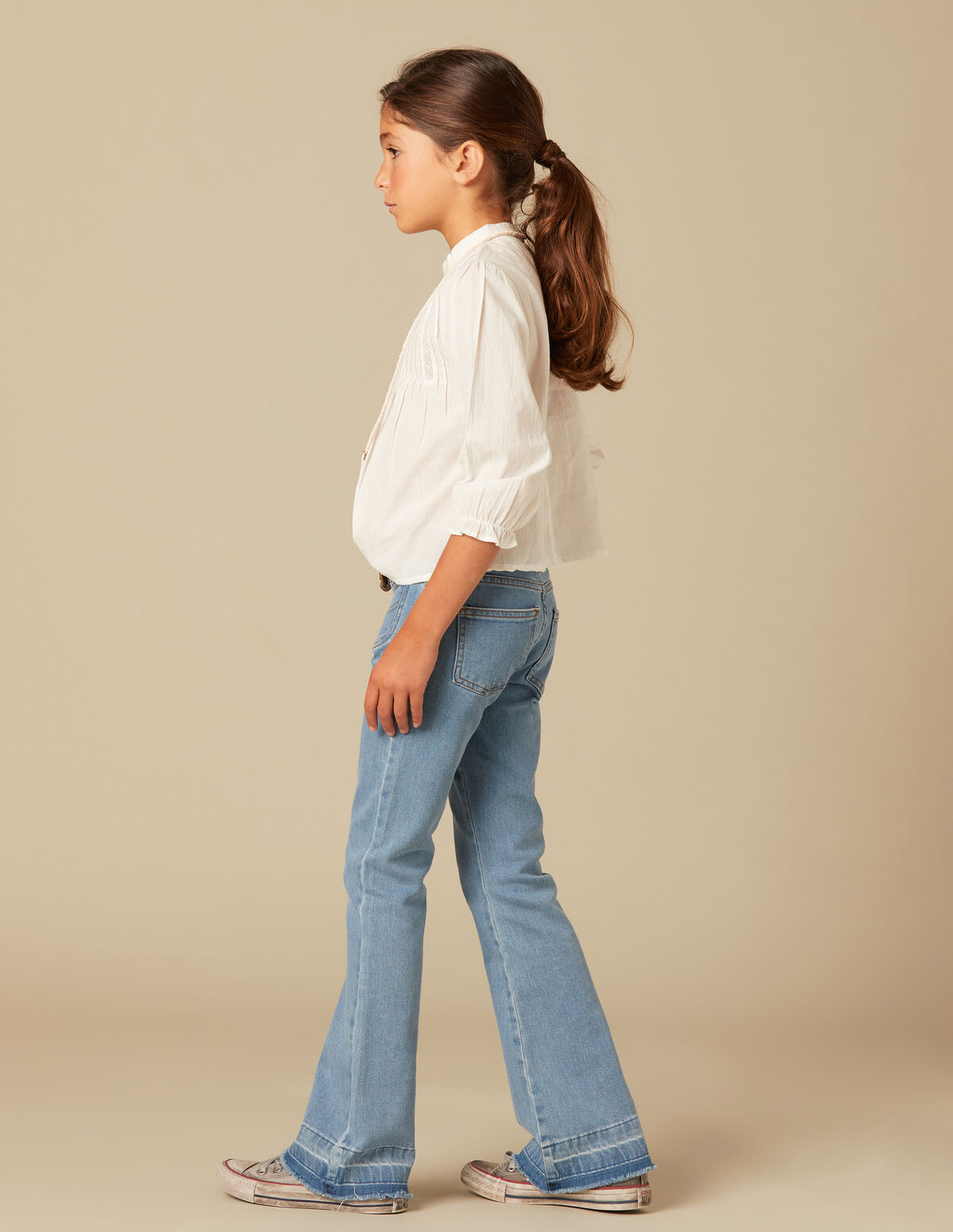 PANTALÓN CAMPANA VAQUERO AZUL
