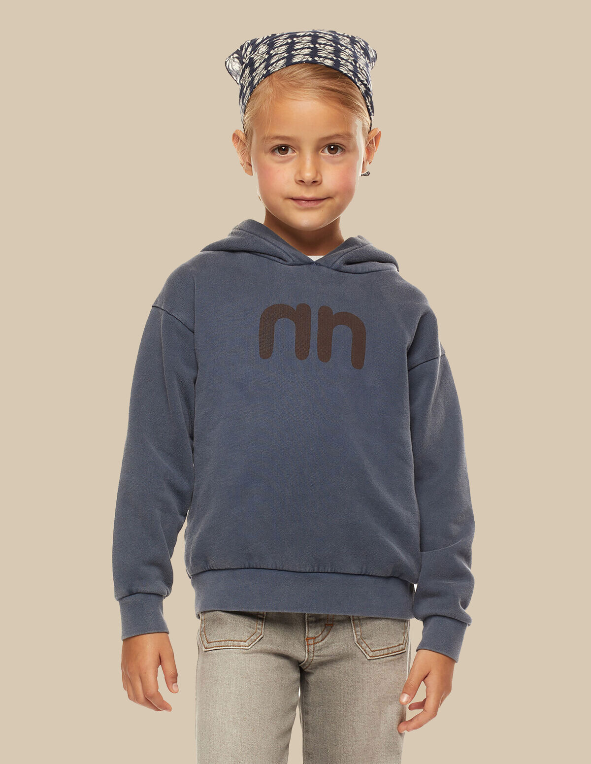 SWEAT-SHIRT BLEU NN CAPUCHE