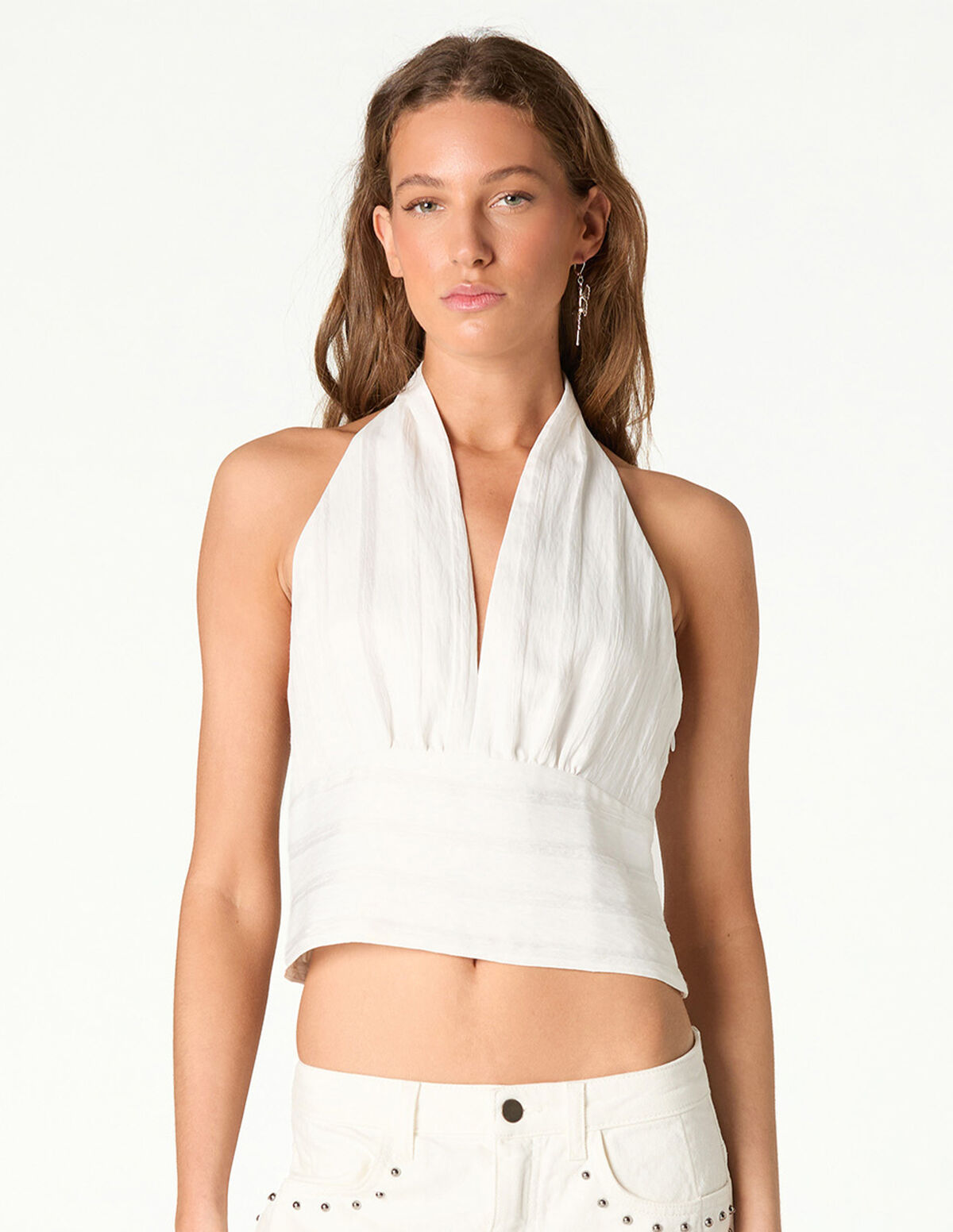 TOP HALTER BANDA &Eacute;CRU