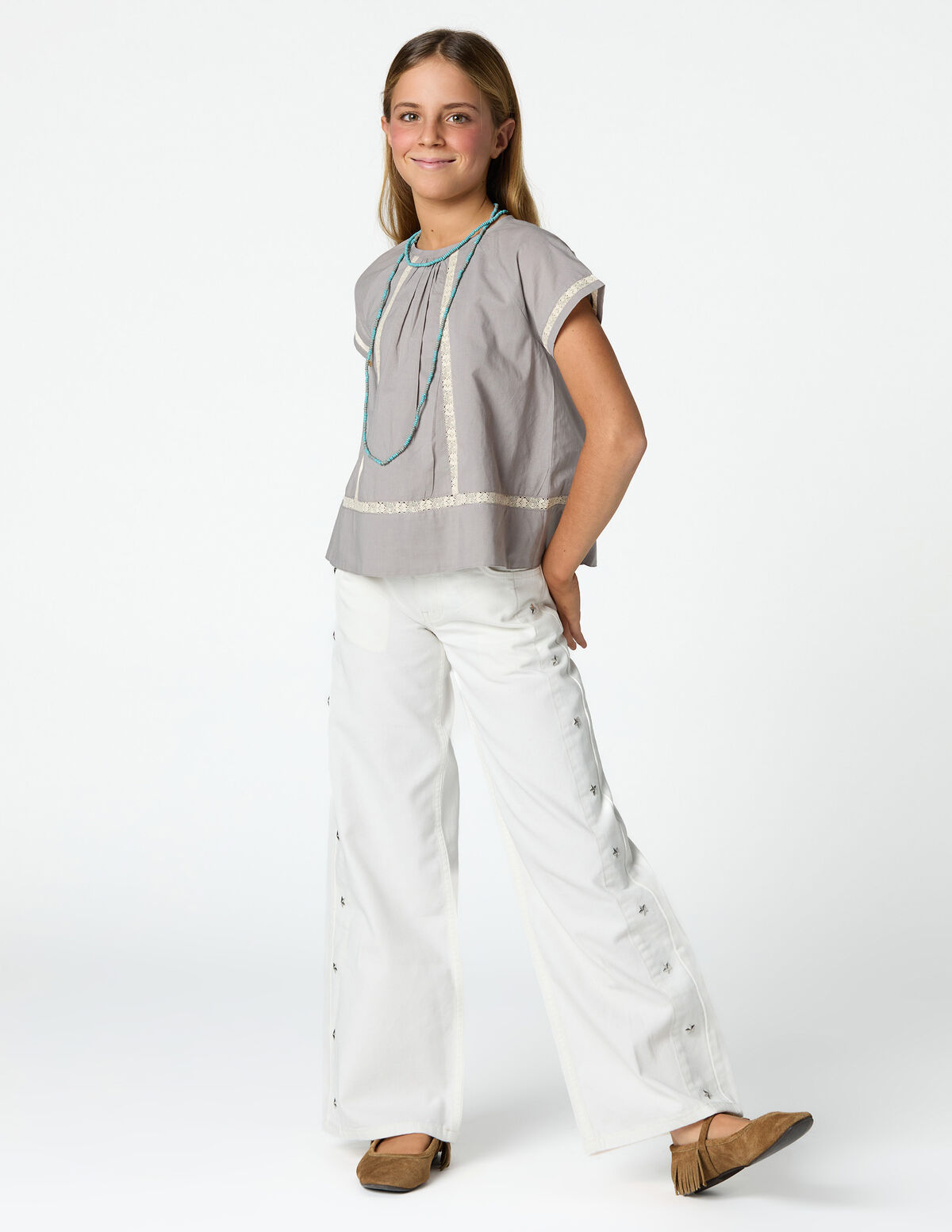 IRON GREY LACE SHIRT