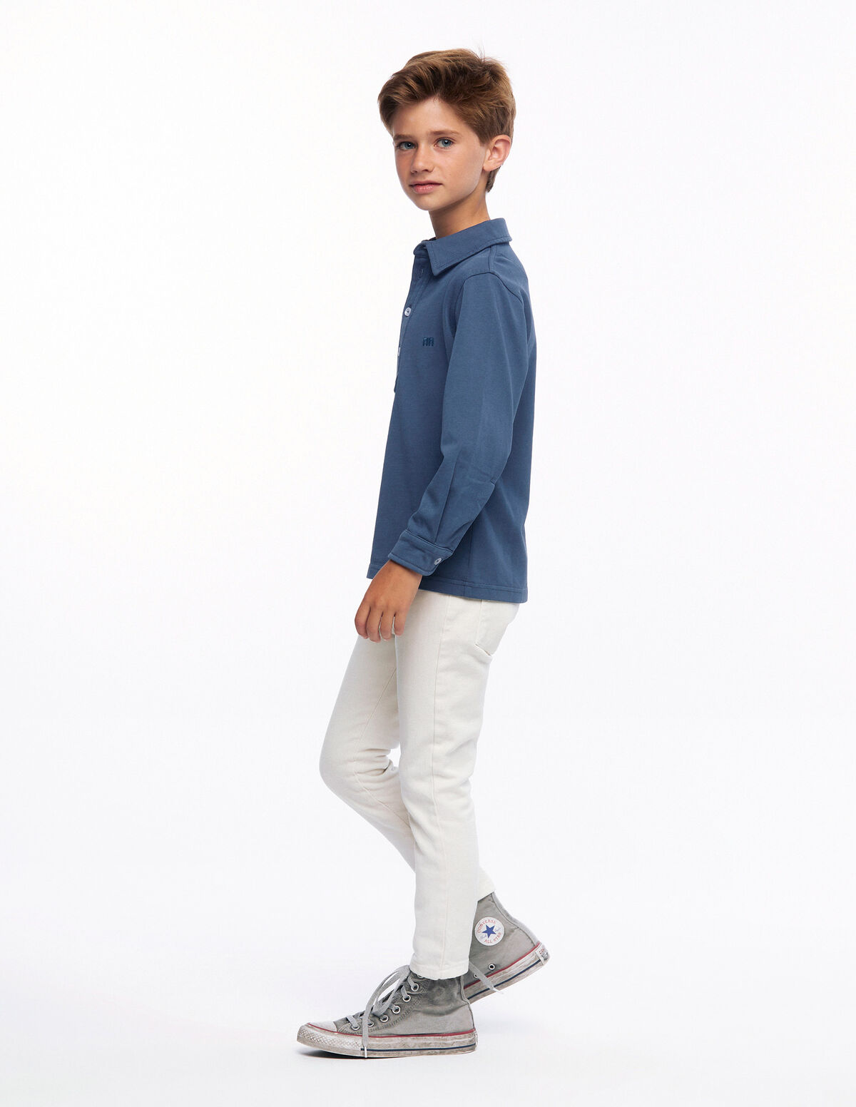 Pantalón cinco bolsillos beige