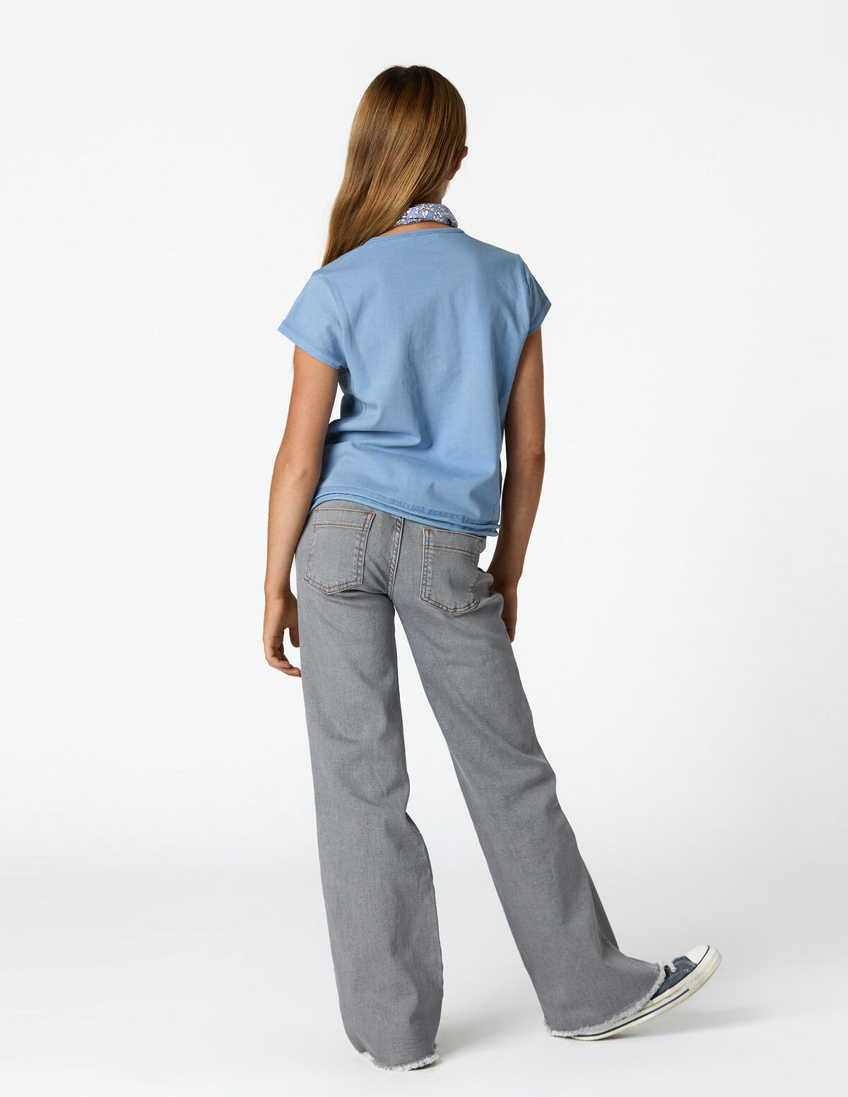 Pantalon poches jean bleu