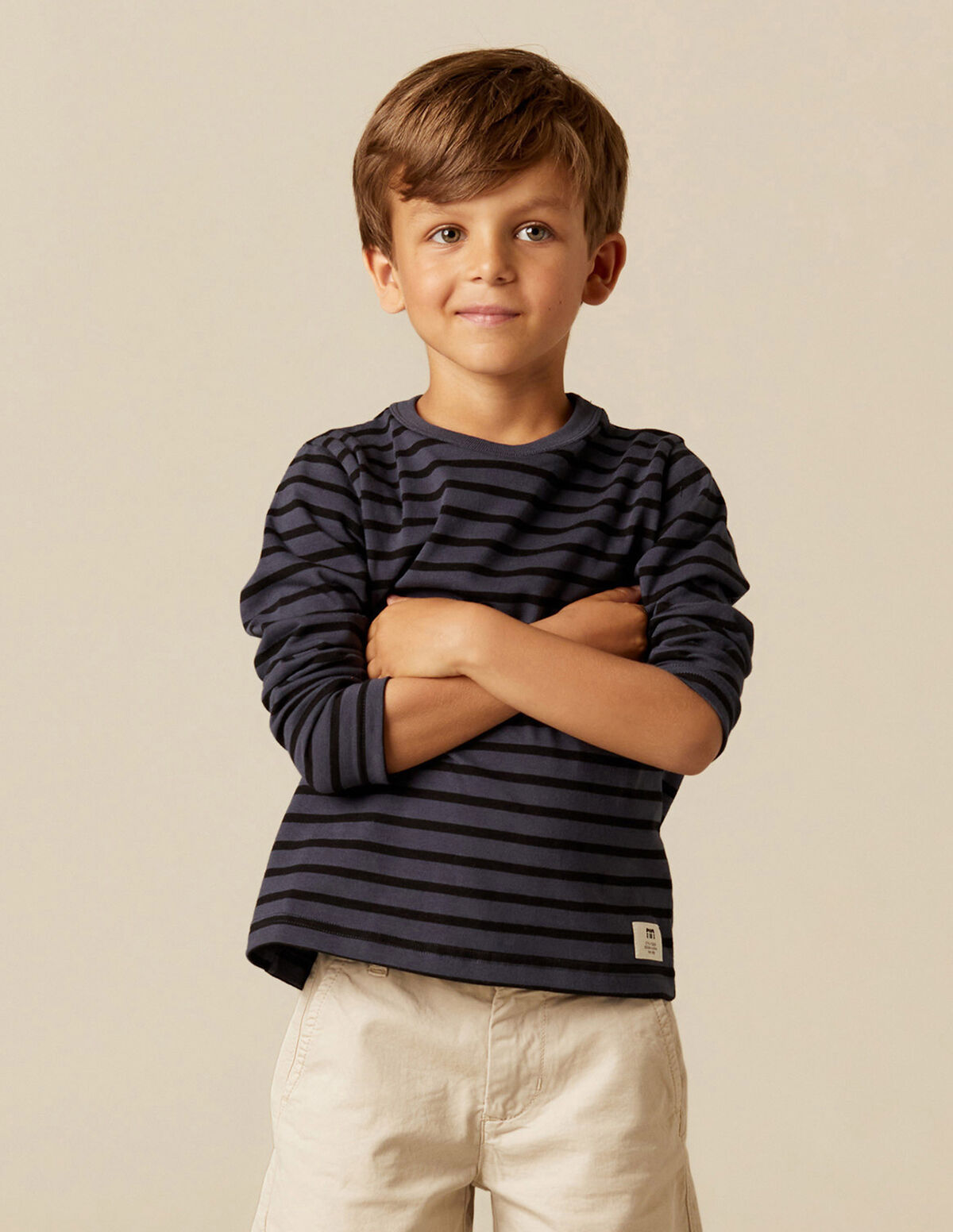 T-SHIRT RISCA GRANDE AZUL