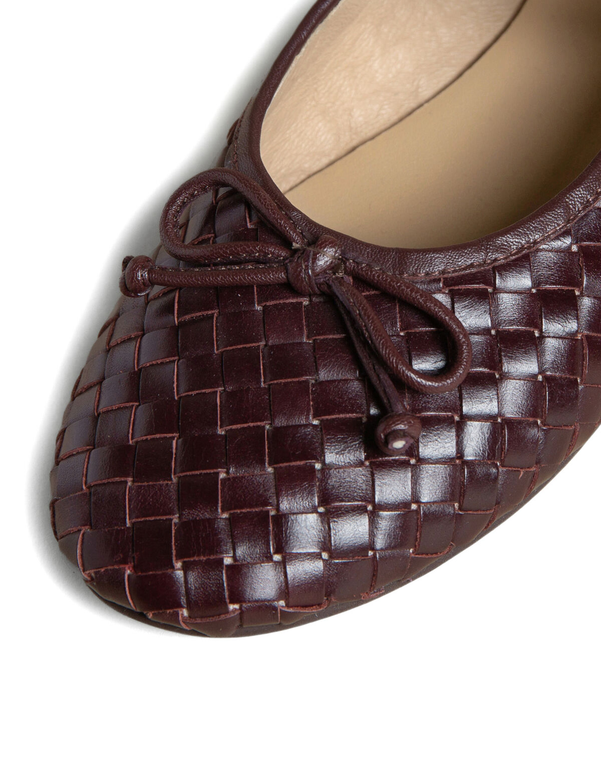 CHERRY BRAIDED BALLERINA