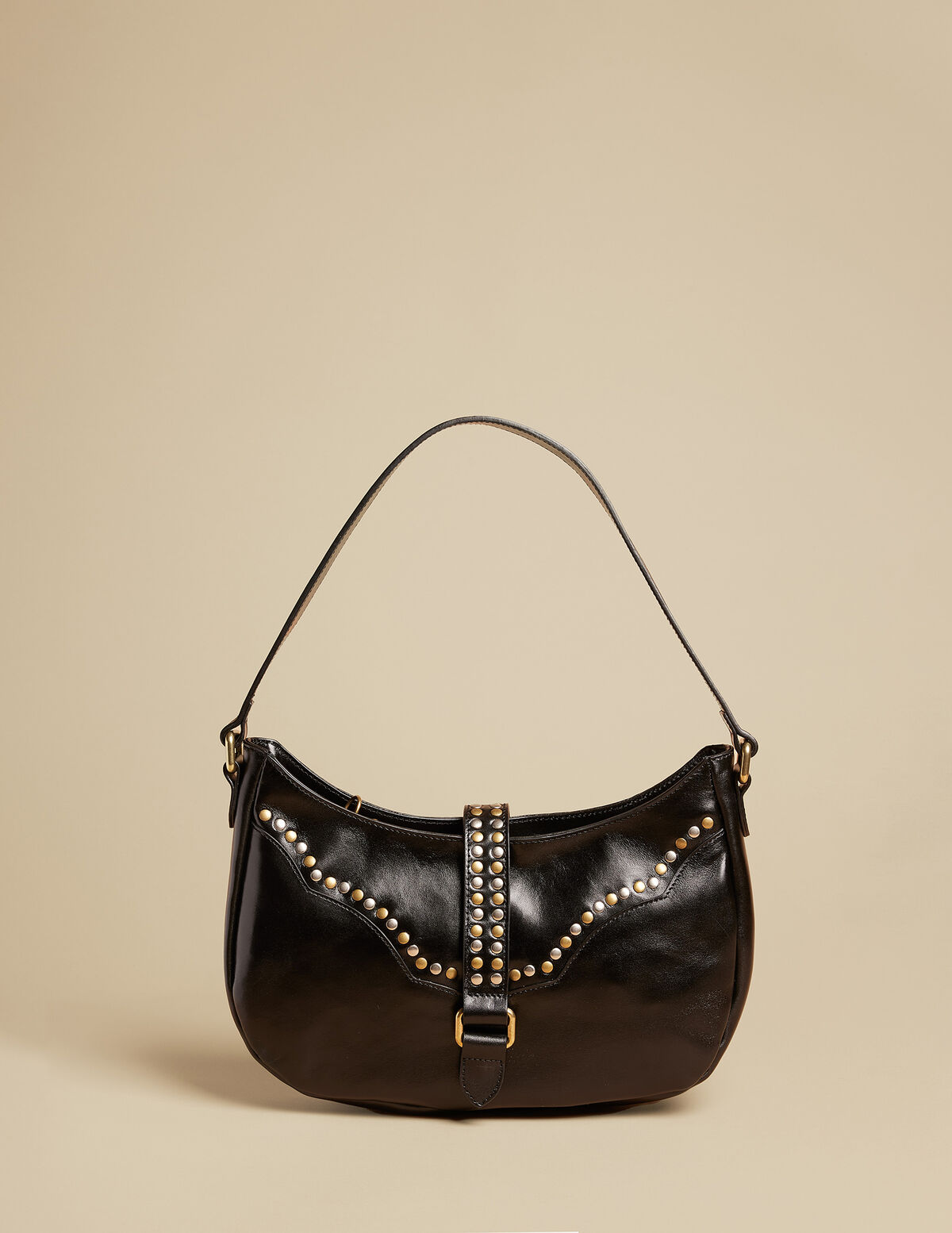 BOLSO TACHAS SERRAJE VERDE