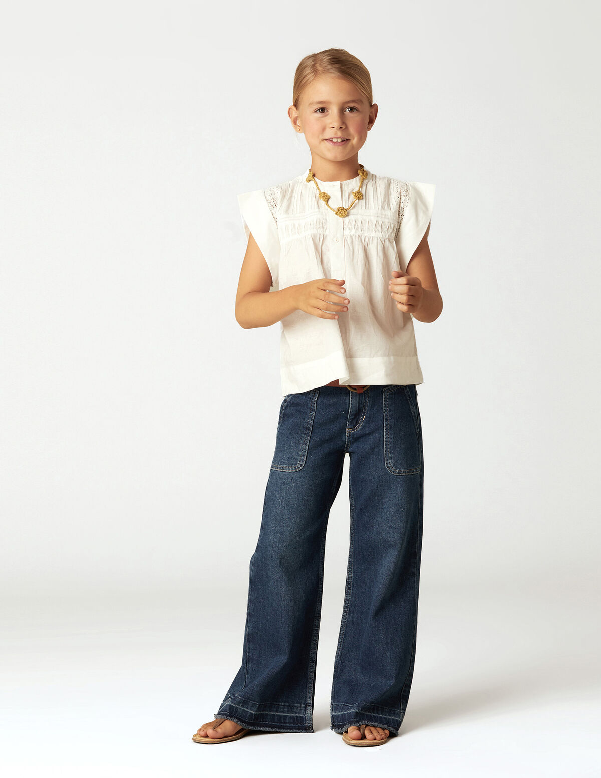 CAL&Ccedil;AS WIDE LEG DENIM