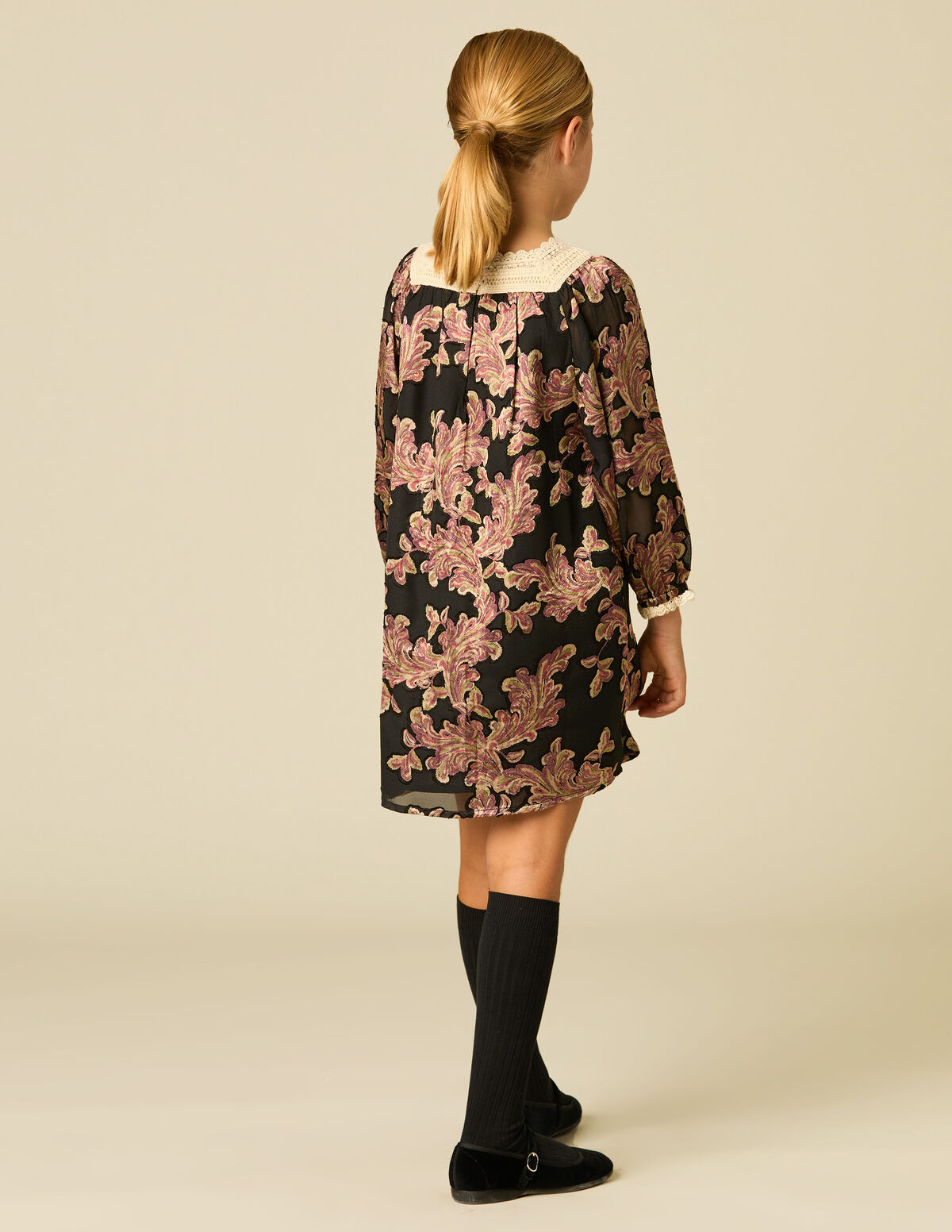 VESTIDO PRINT DECO AZUL