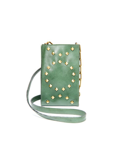 Olive gold studs crossbody bag - View all > - Nícoli