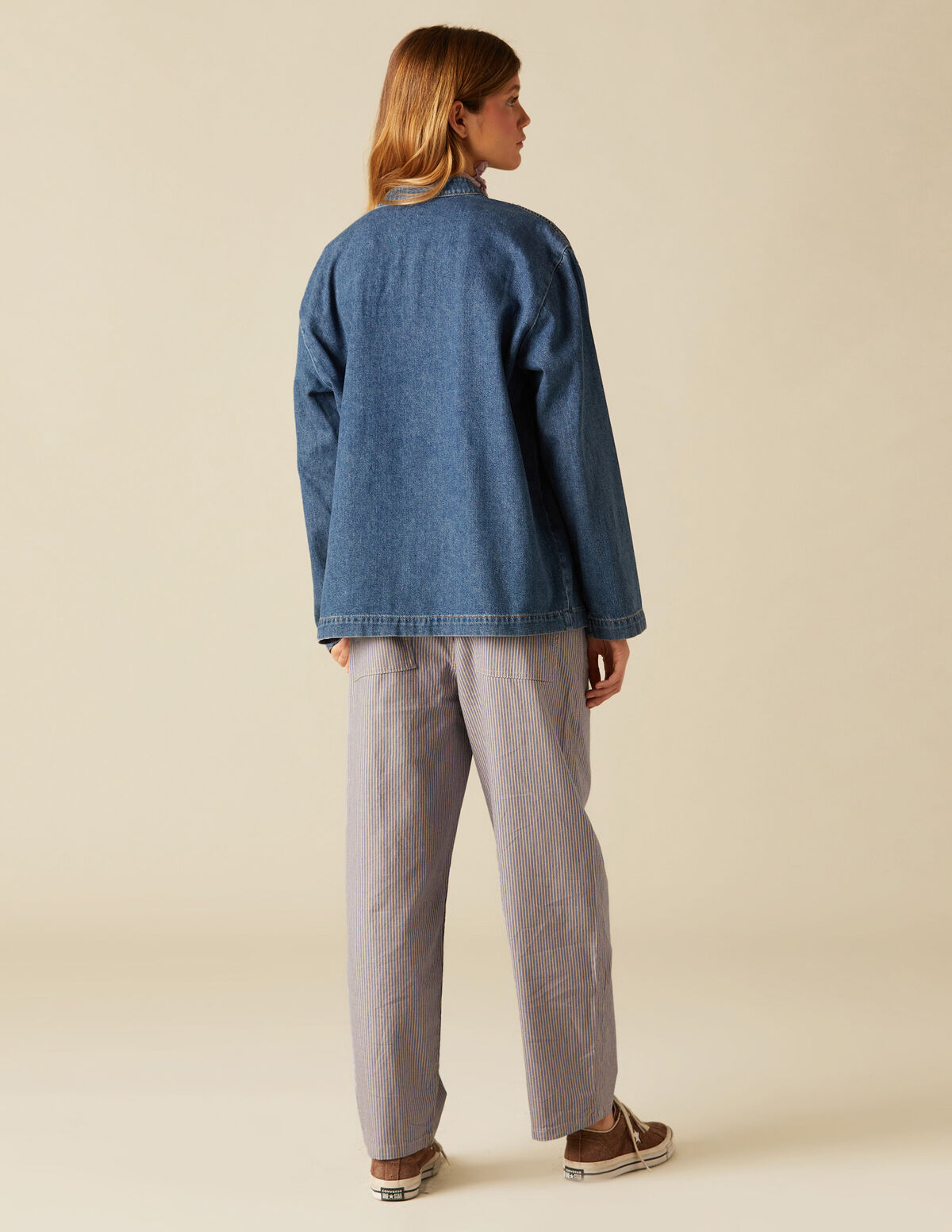 CHAQUETA DENIM LENTEJUELAS