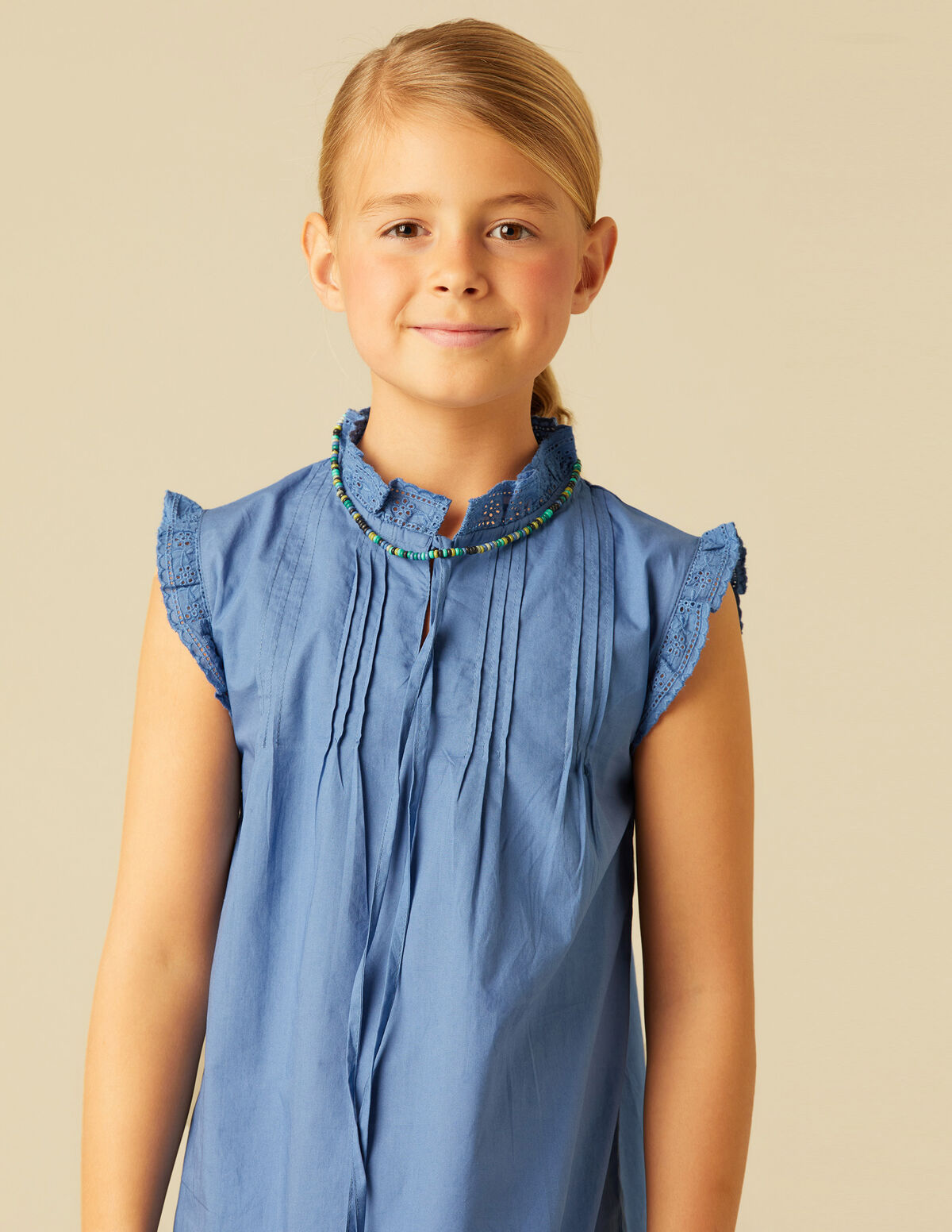 ROBE NŒUD BLEUE
