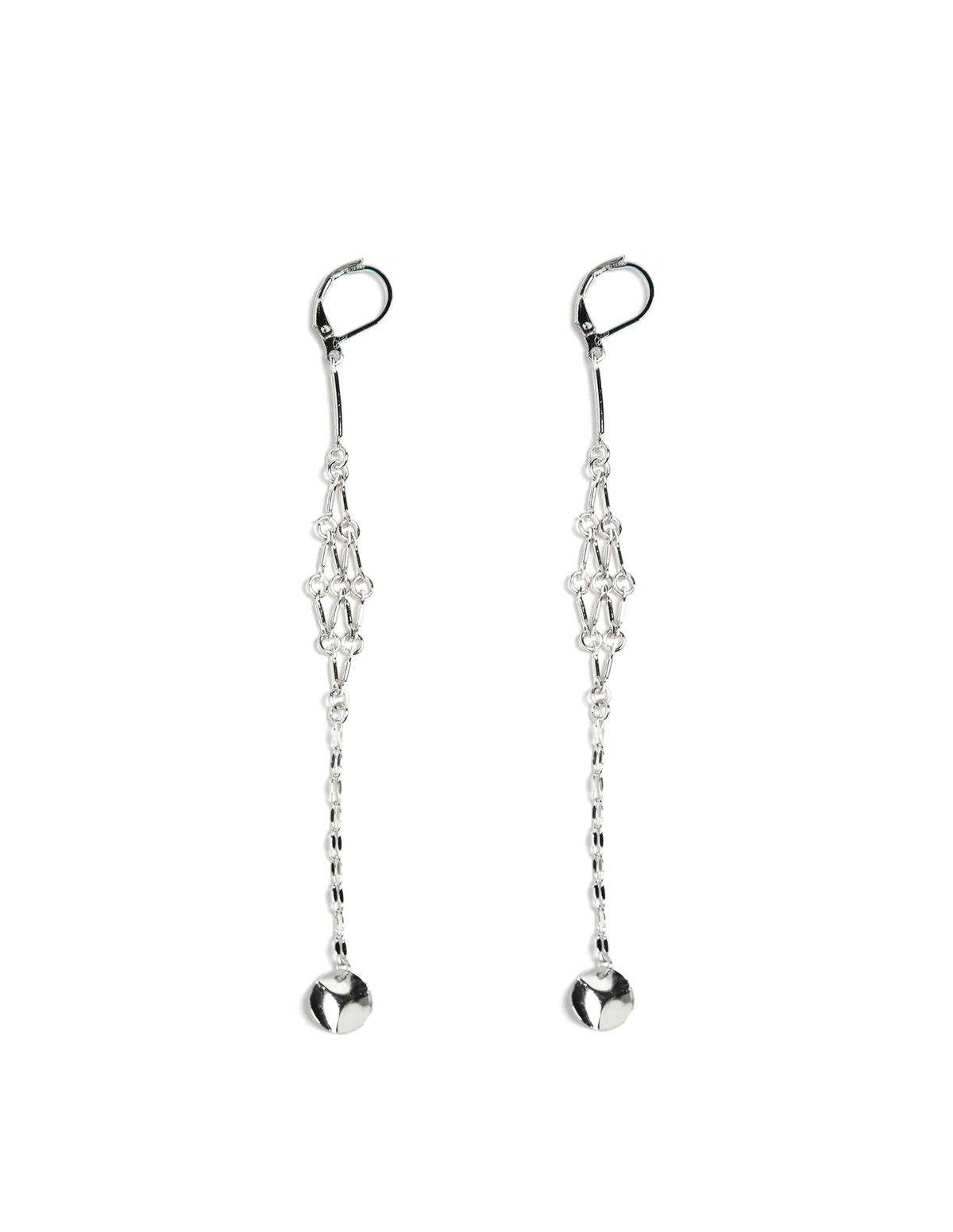 BRINCO CORRENTE PE&Ccedil;A REDONDA PRATEADO