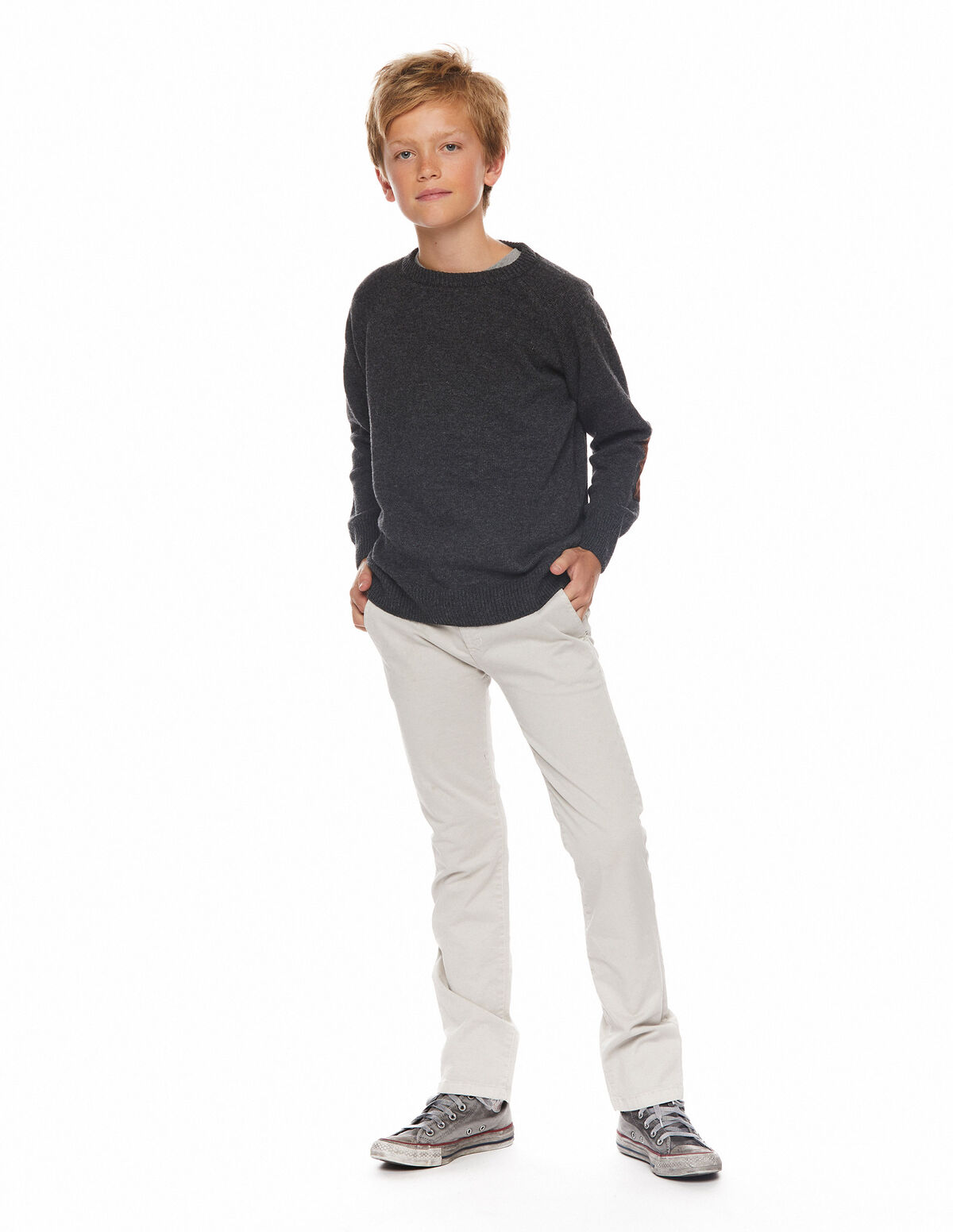 Pantalon chino beige