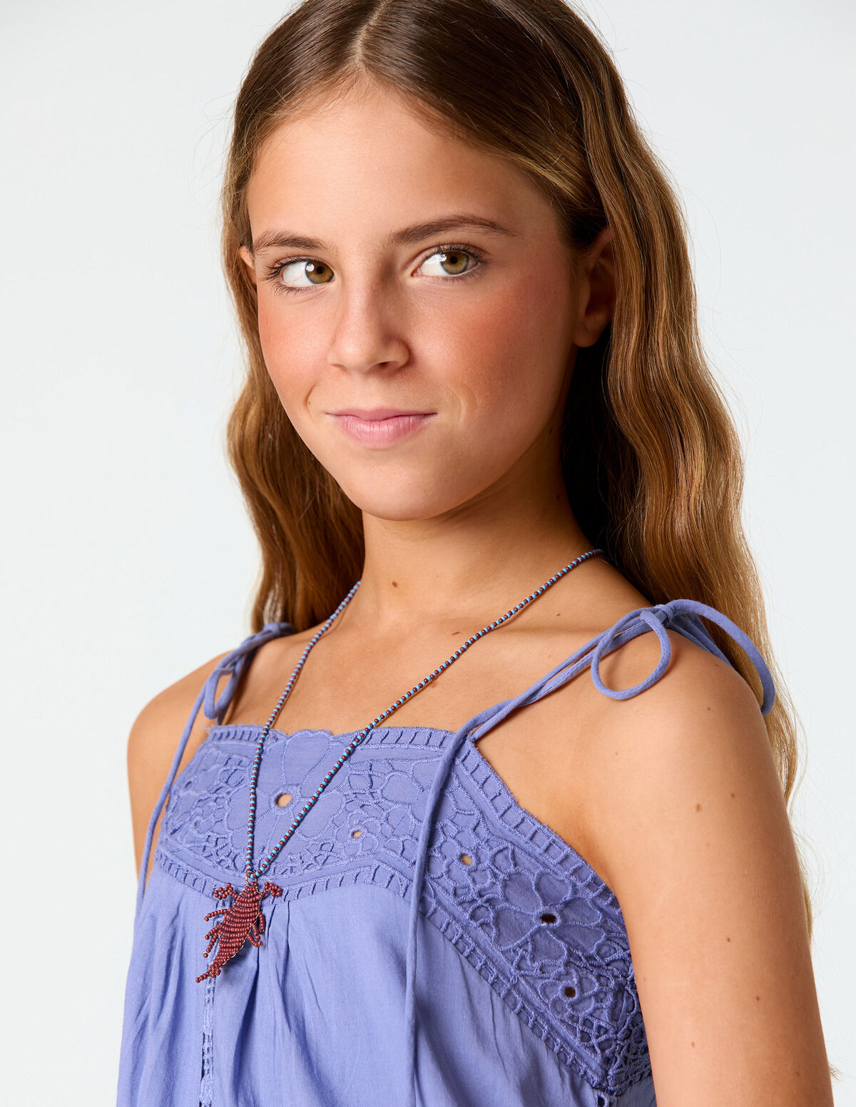 VESTIDO BRODERIE LIL&Aacute;S