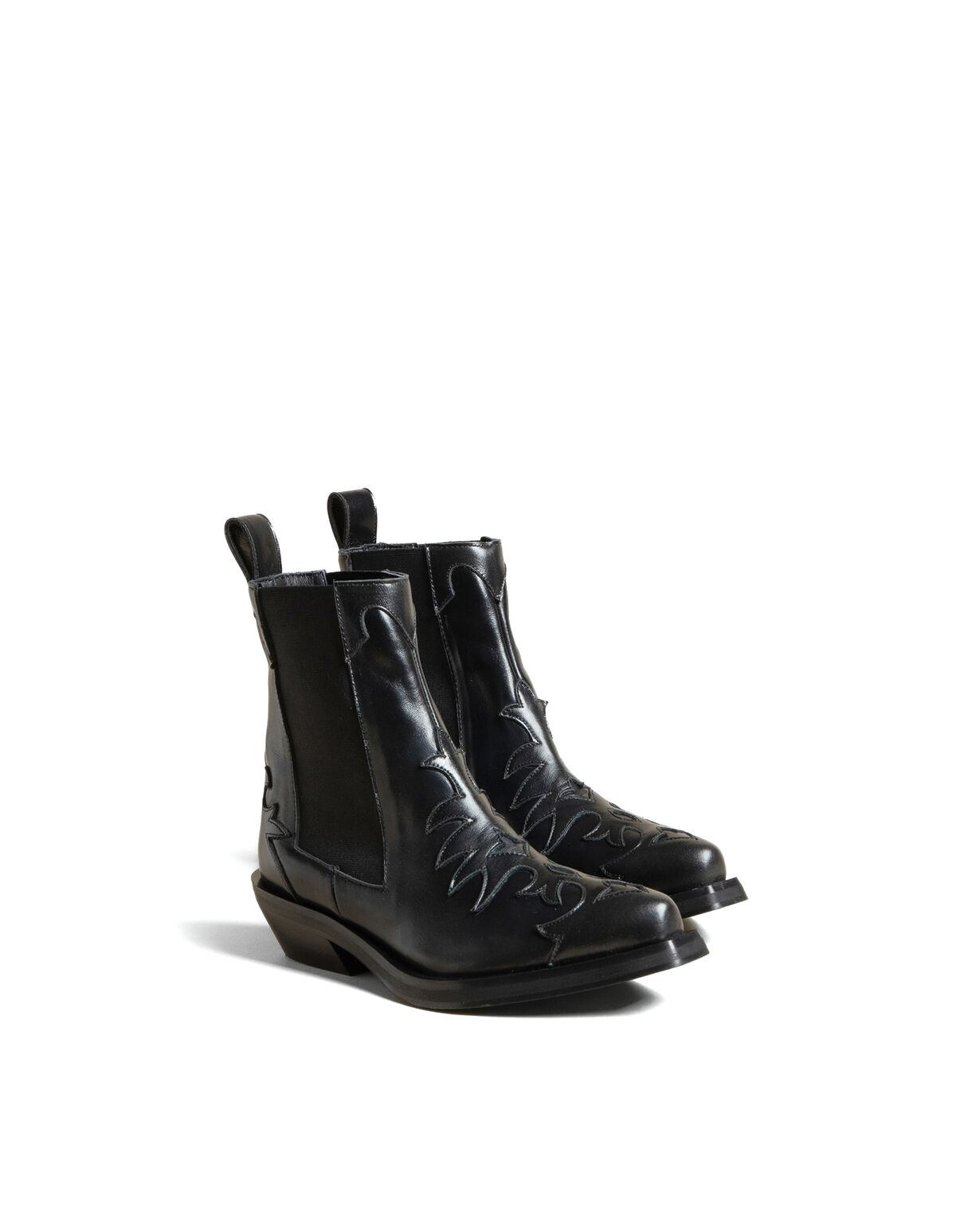 ANKLE BOOTS BURGUNDY