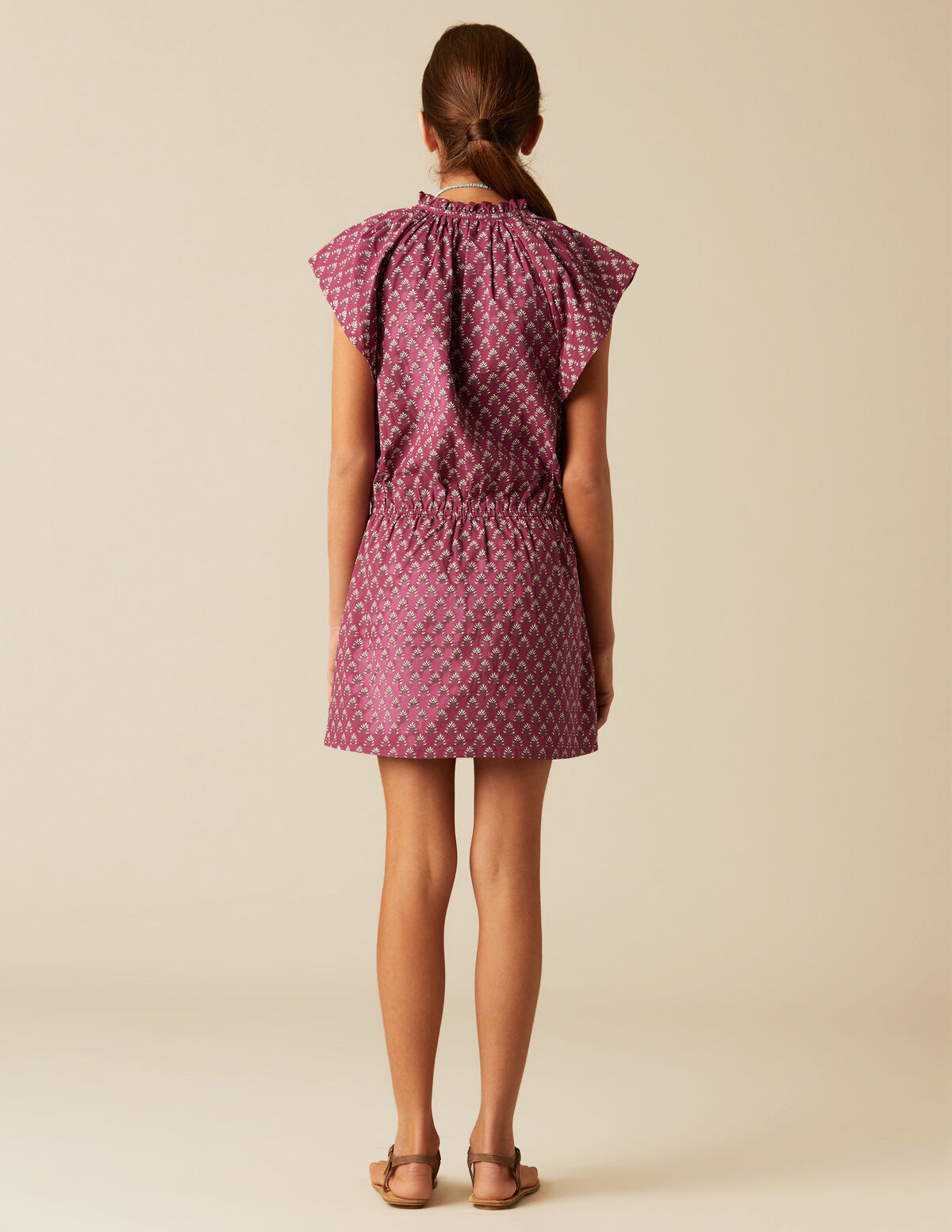 VESTIDO BUTI HOJA MORA