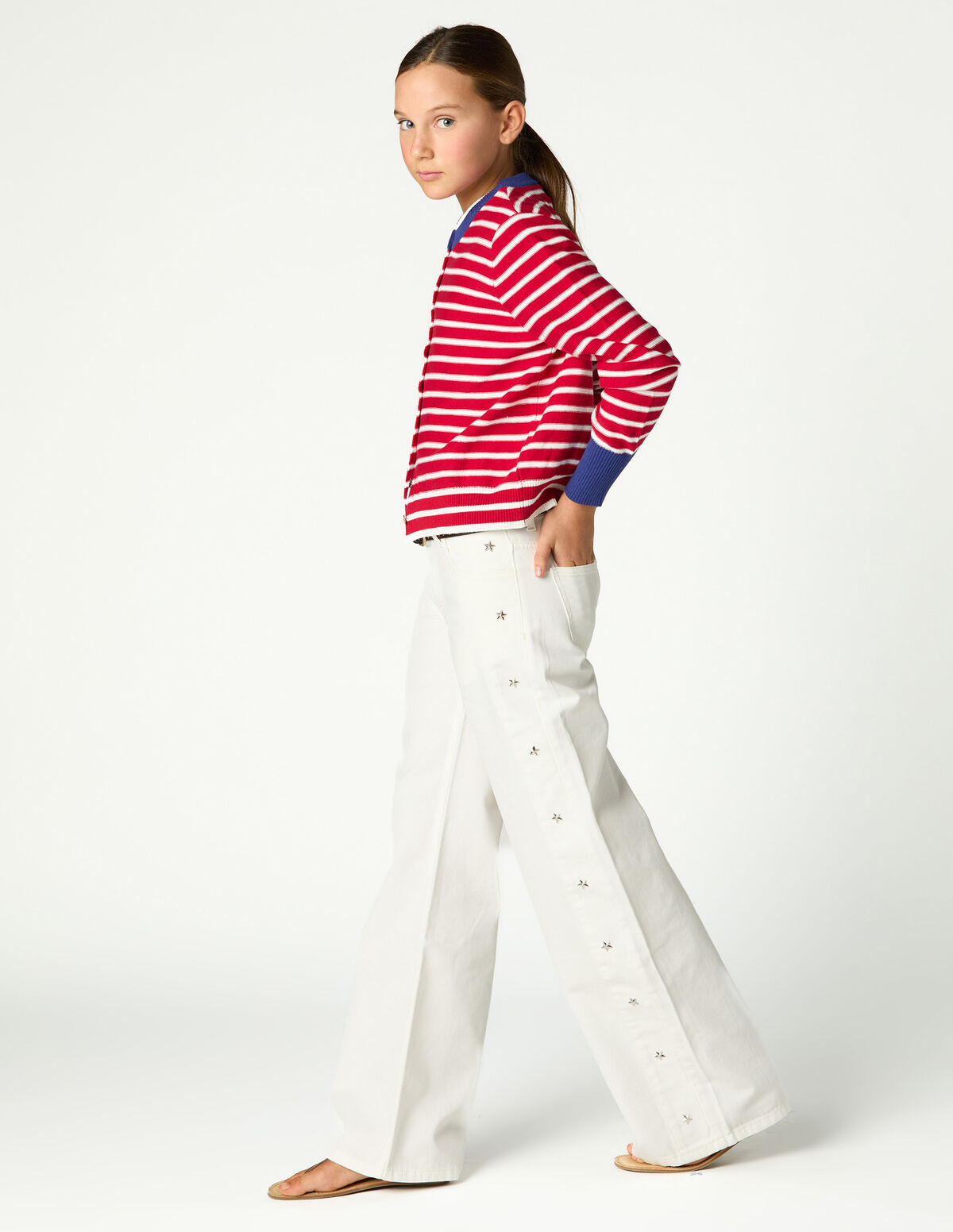 CONTRAST STRIPED JACKET