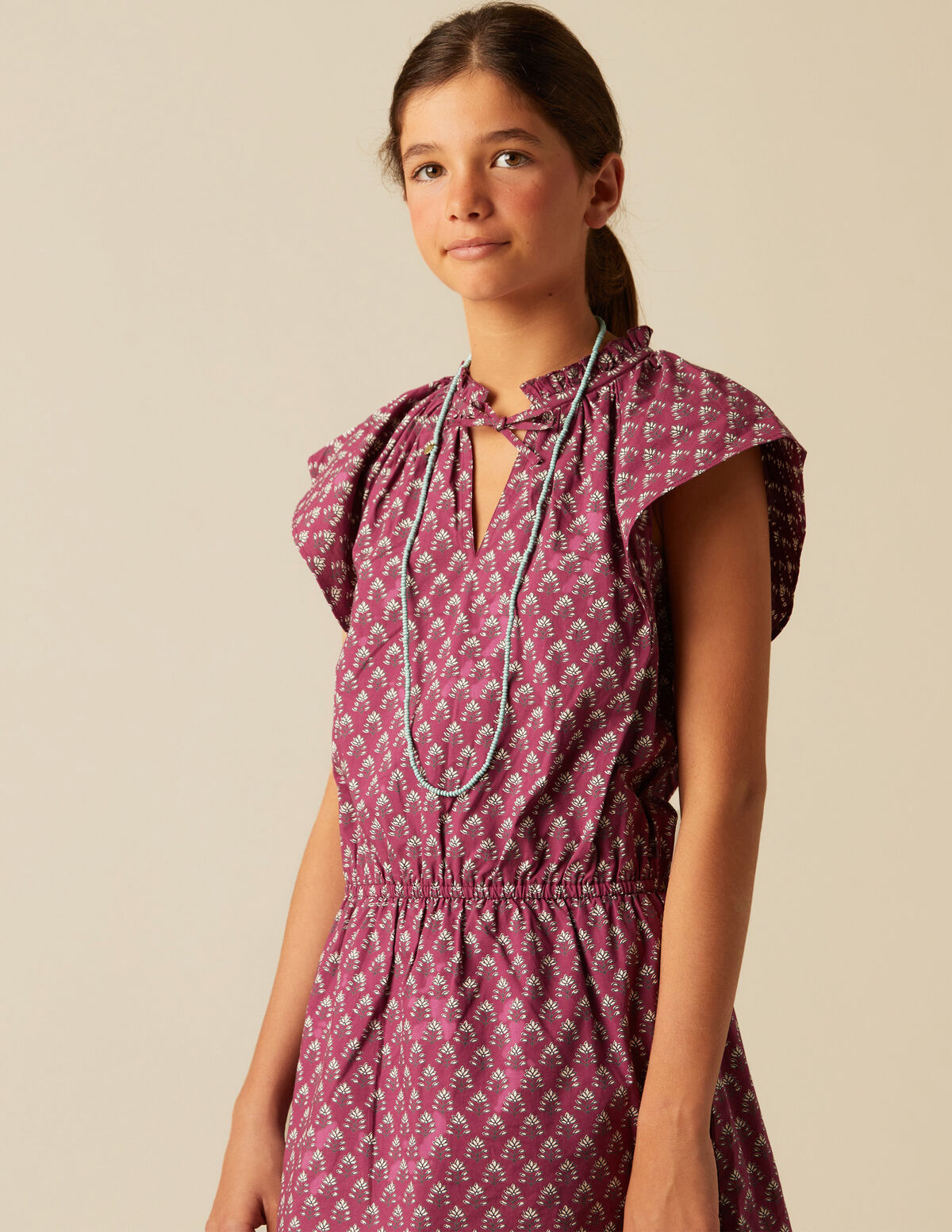 VESTIDO BUTI HOJA MORA