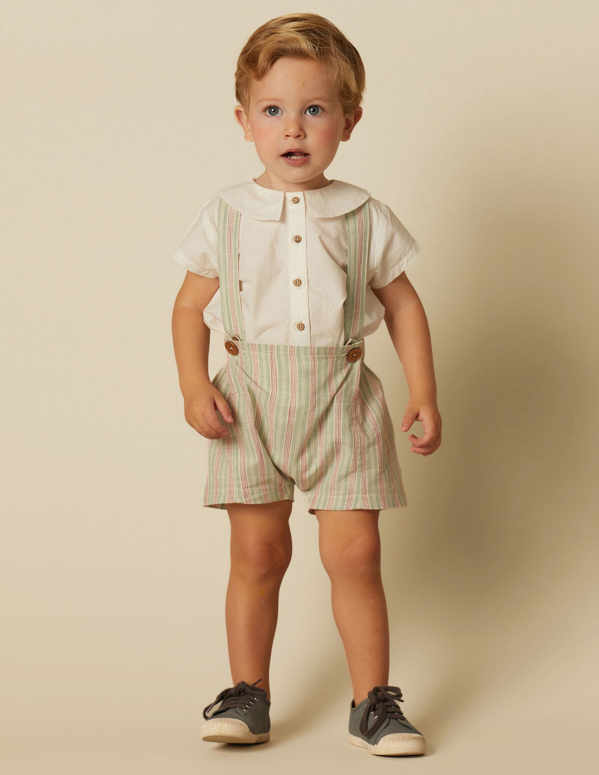 PANTALÓN FRANCES RAYA GRIS