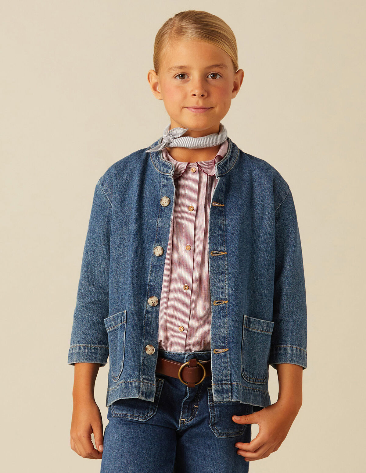CHAQUETA CUELLO MAO VAQUERA